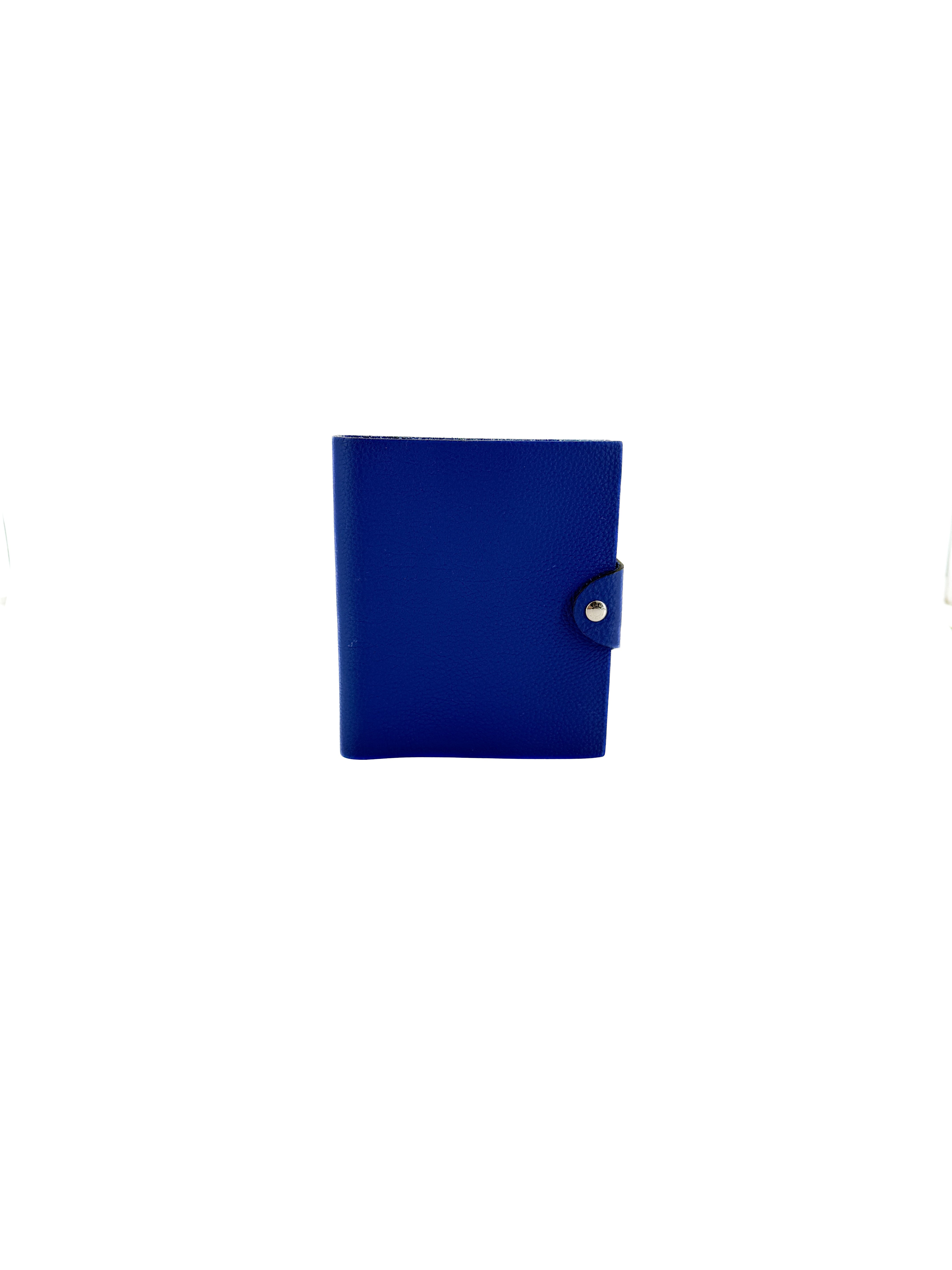 Hermès blue Ulysse PM notebook cover