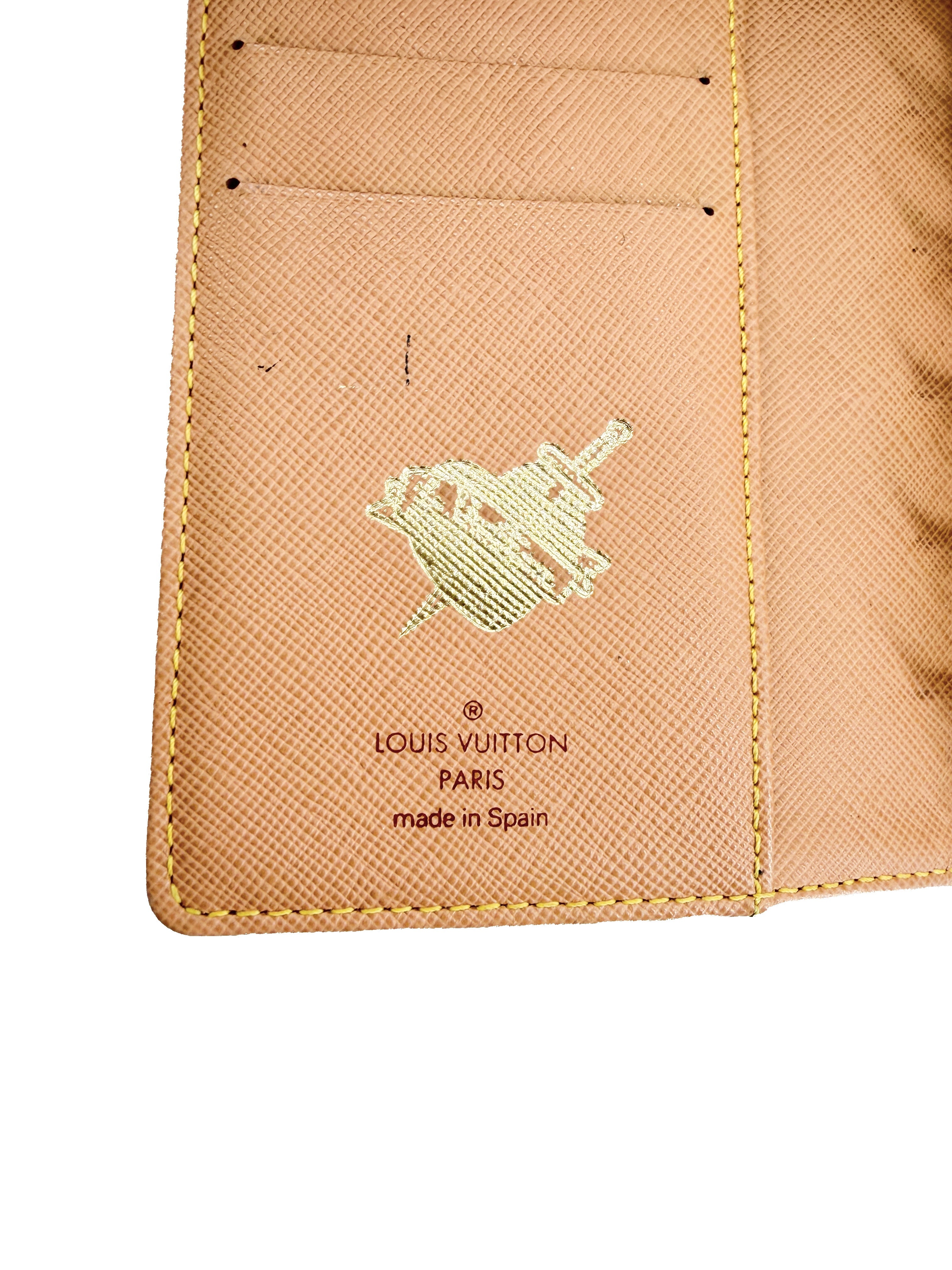Louis Vuitton navy mini Lin agenda PM CA0090