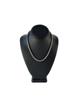 David Yurman sterling silver 18k gold wheat chain necklace