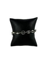 Gucci sterling silver Marina double G chain bracelet