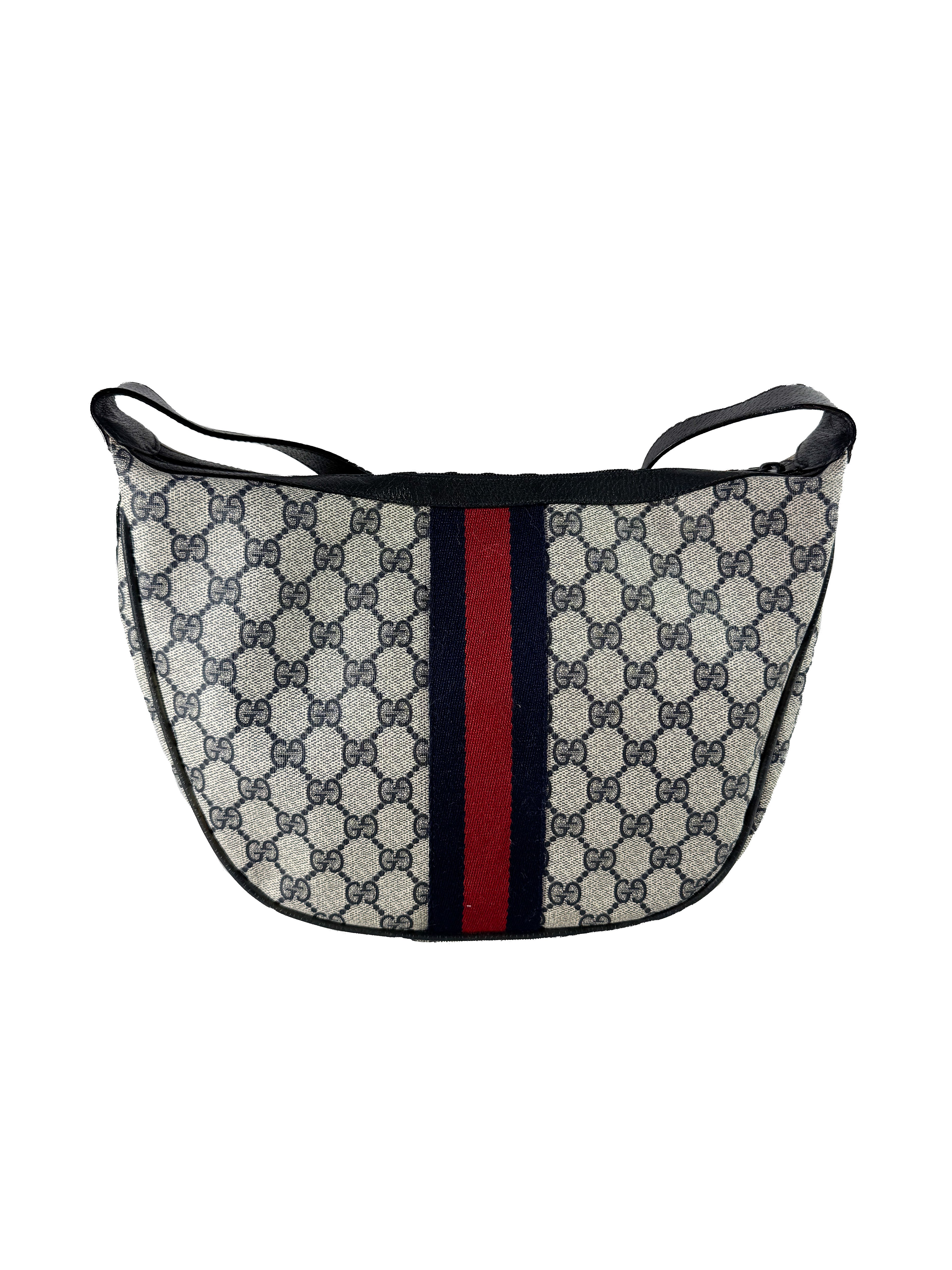 Gucci navy GG sherry line shoulder bag