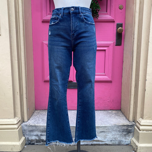 Pistola dark wash distressed jeans size 6