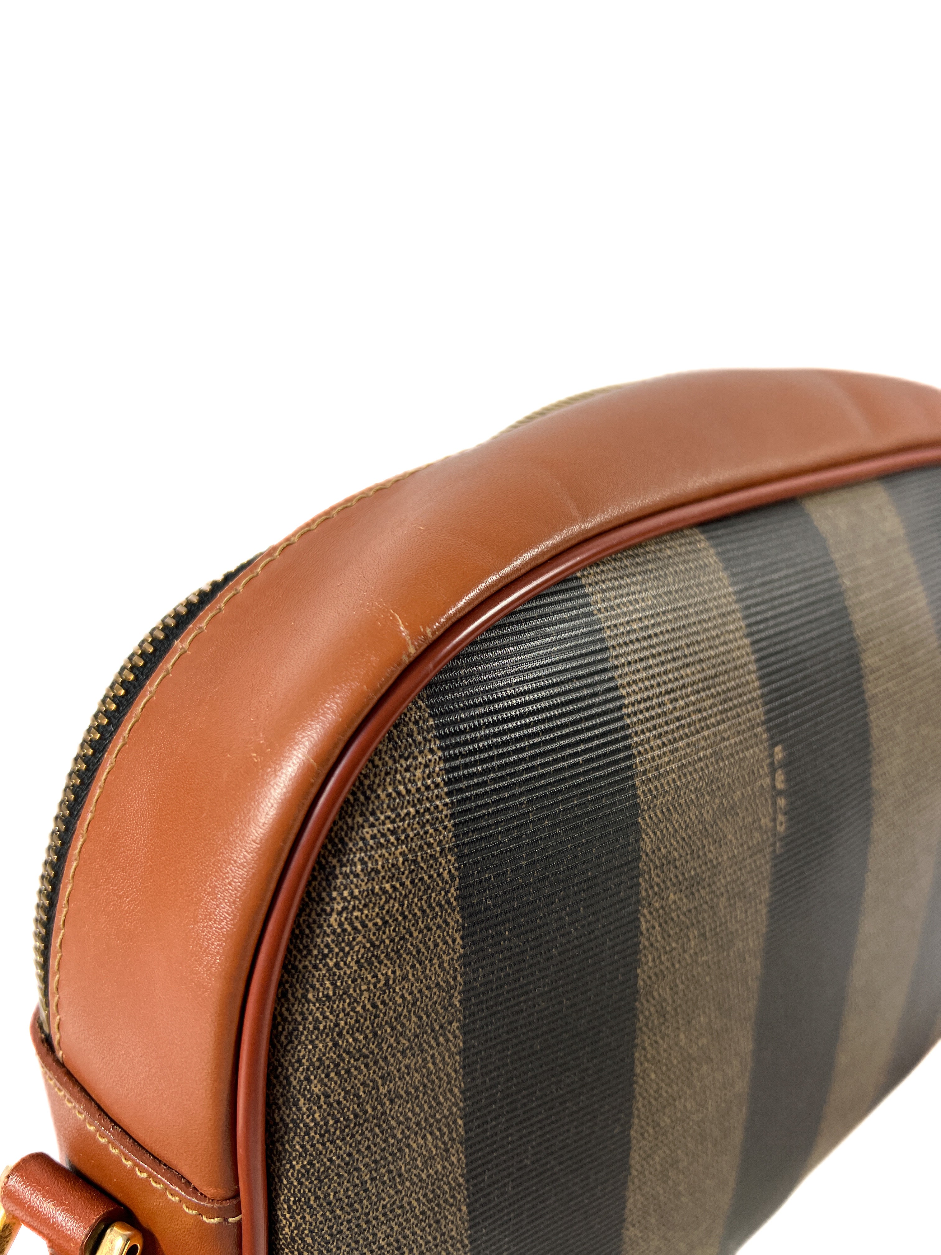 Fendi vintage Pequin striped crossbody