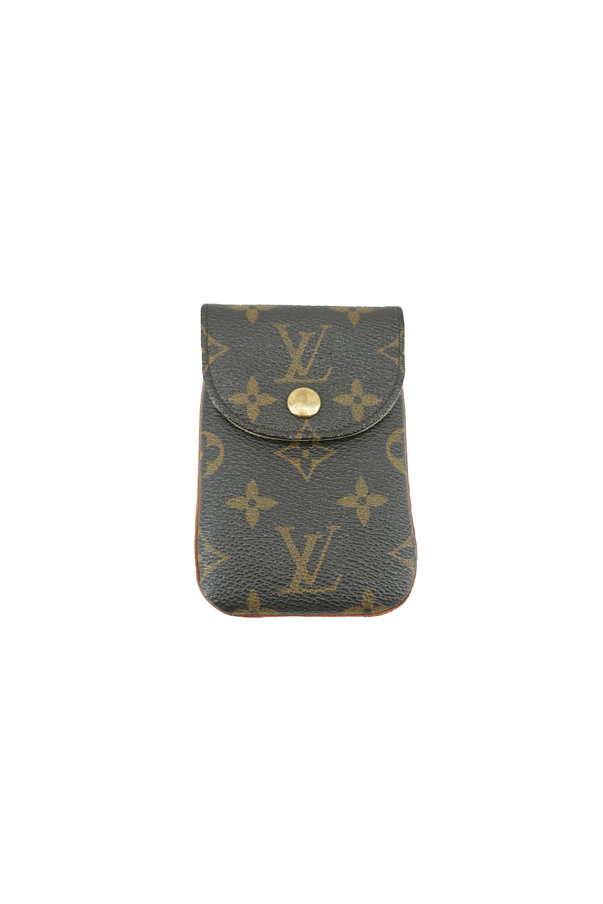 Louis Vuitton brown monogram keychain pouch SN4009