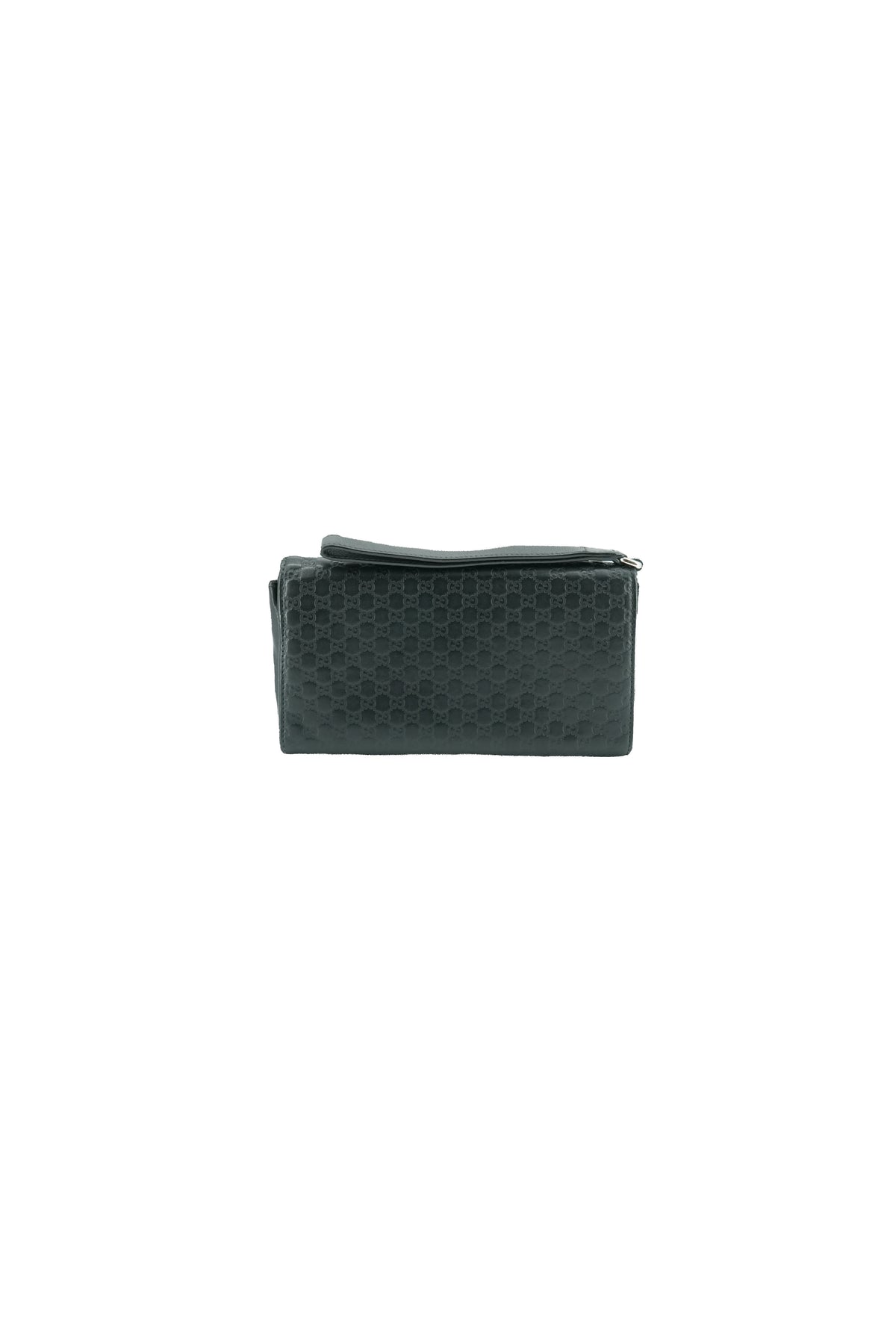 Gucci black Microguccissima documents wallet 309651-0416