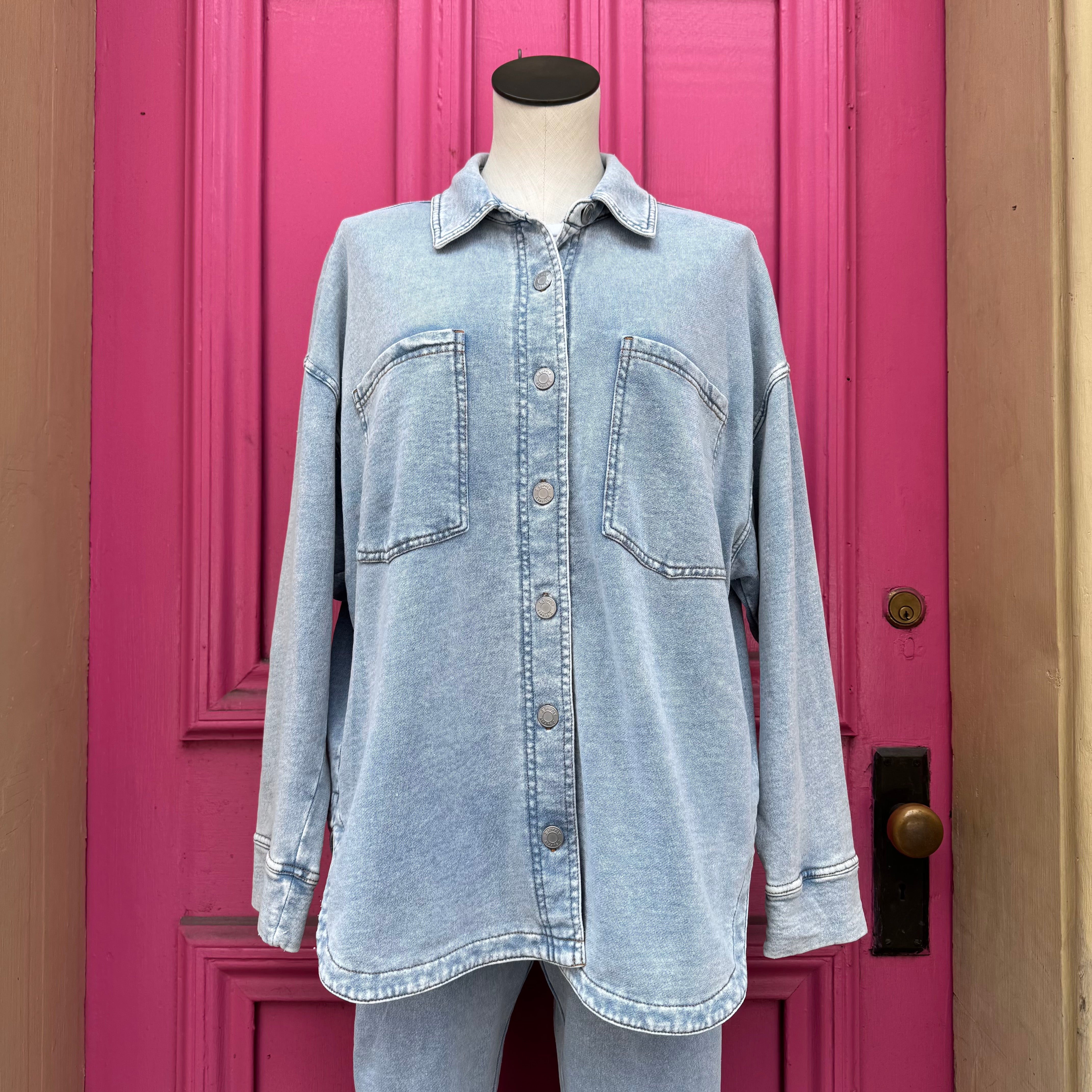 Z Supply light blue lounge set size M/L NWT