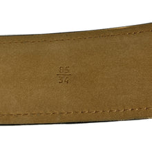 Prada navy leather belt 85