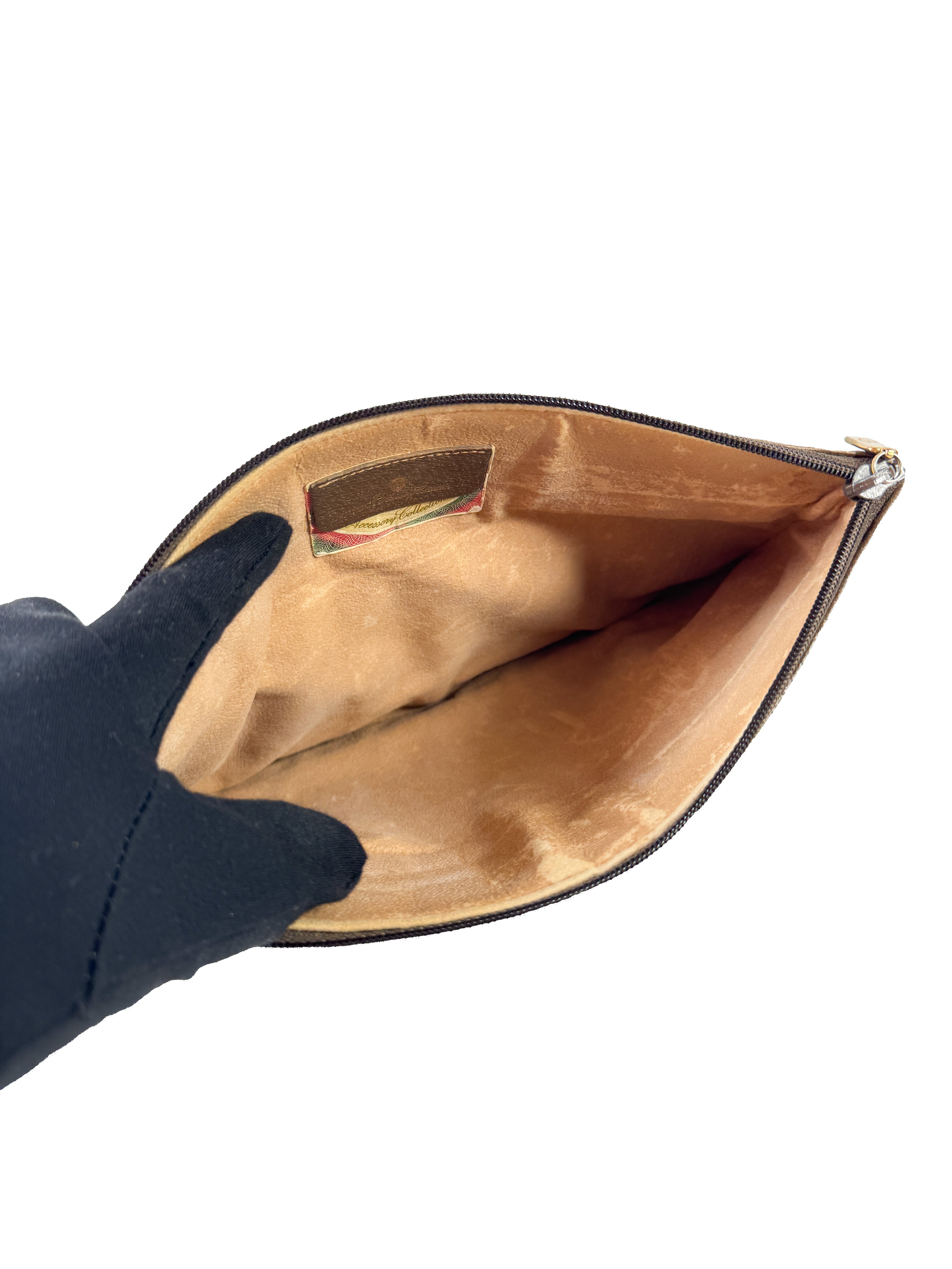 Gucci brown vintage Sherry line crossbody 90402026