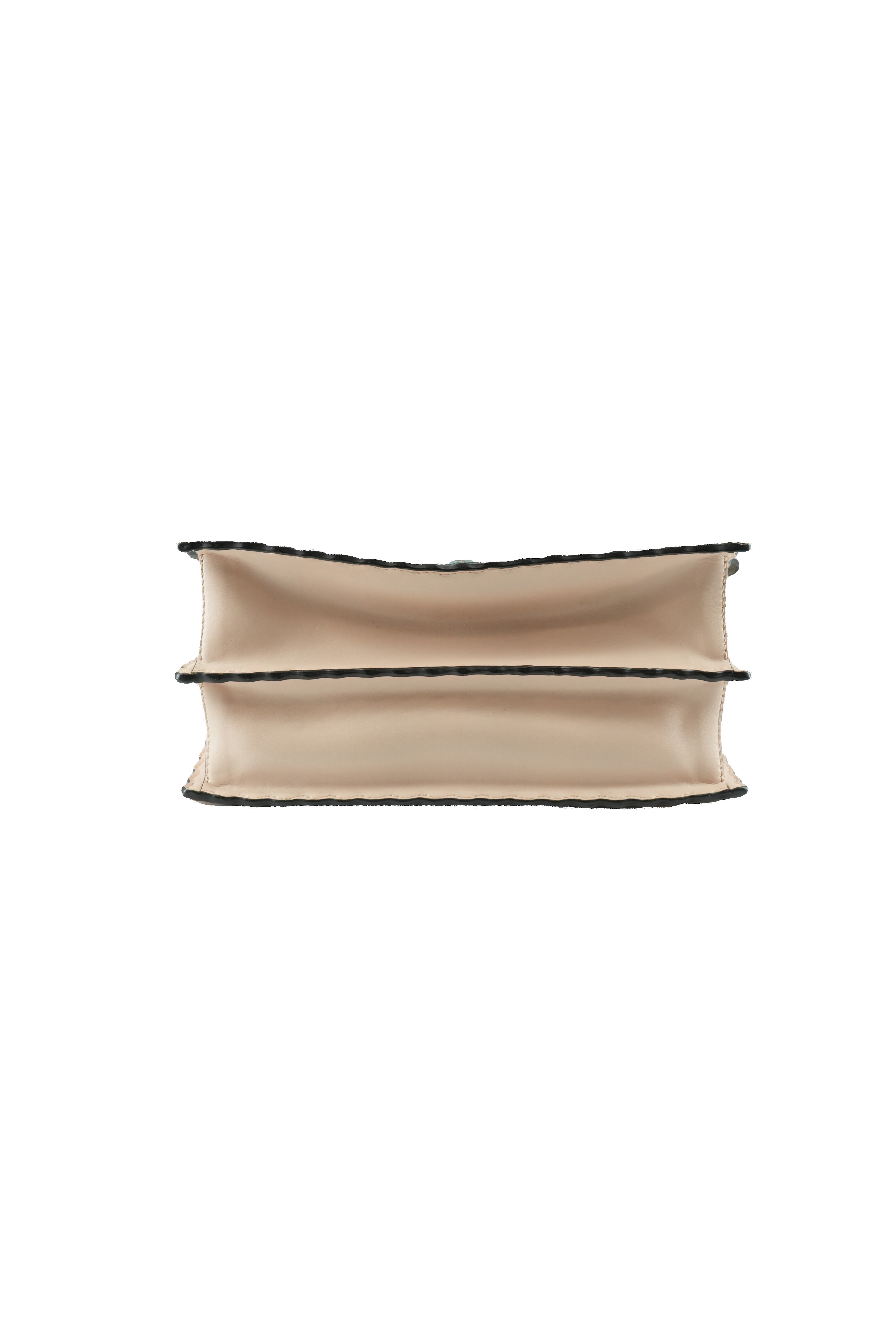 Fendi light pink Kan I scalloped shoulder bag 8762