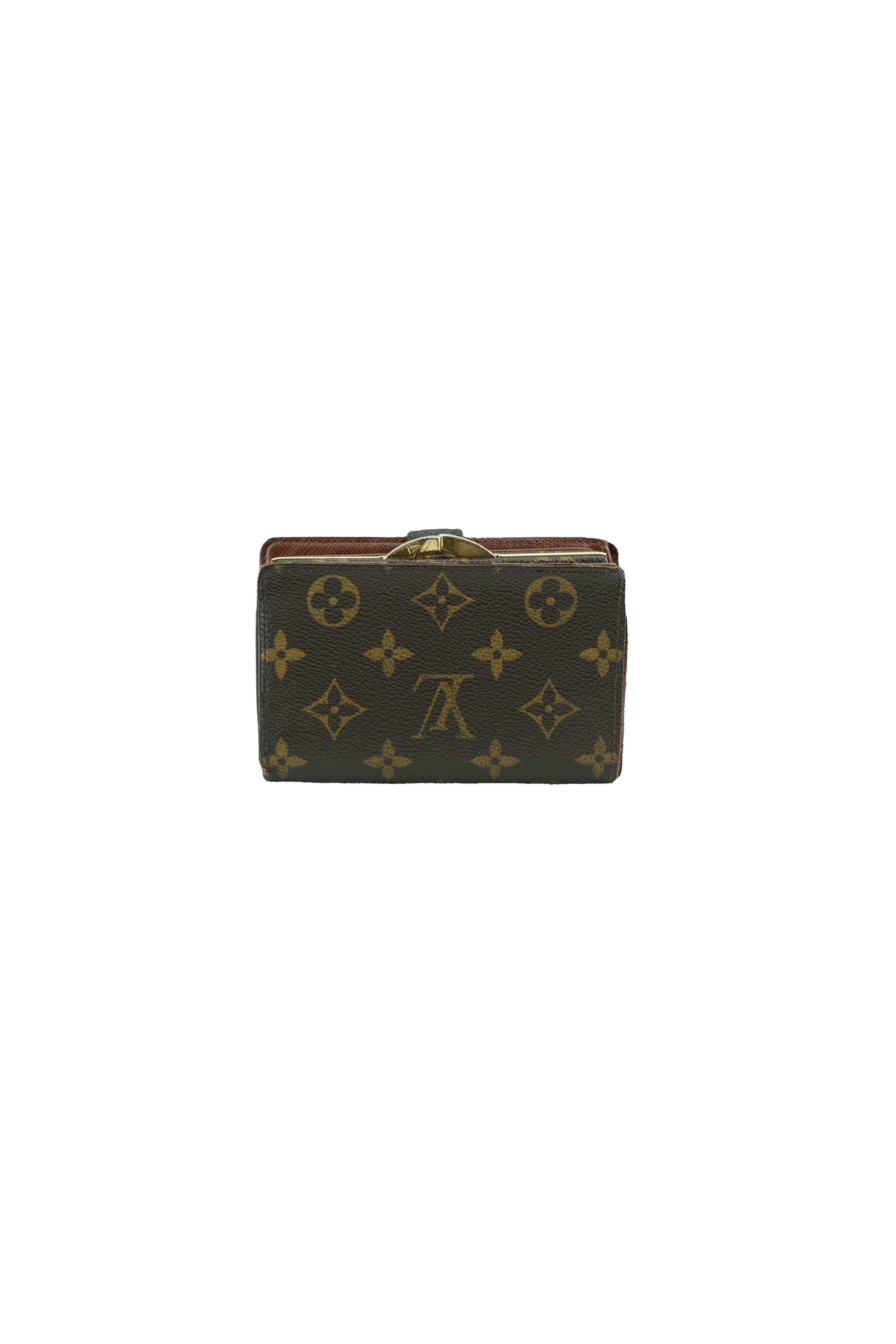 Louis Vuitton monogram Porte Monnaie Billets Viennois wallet TH1025