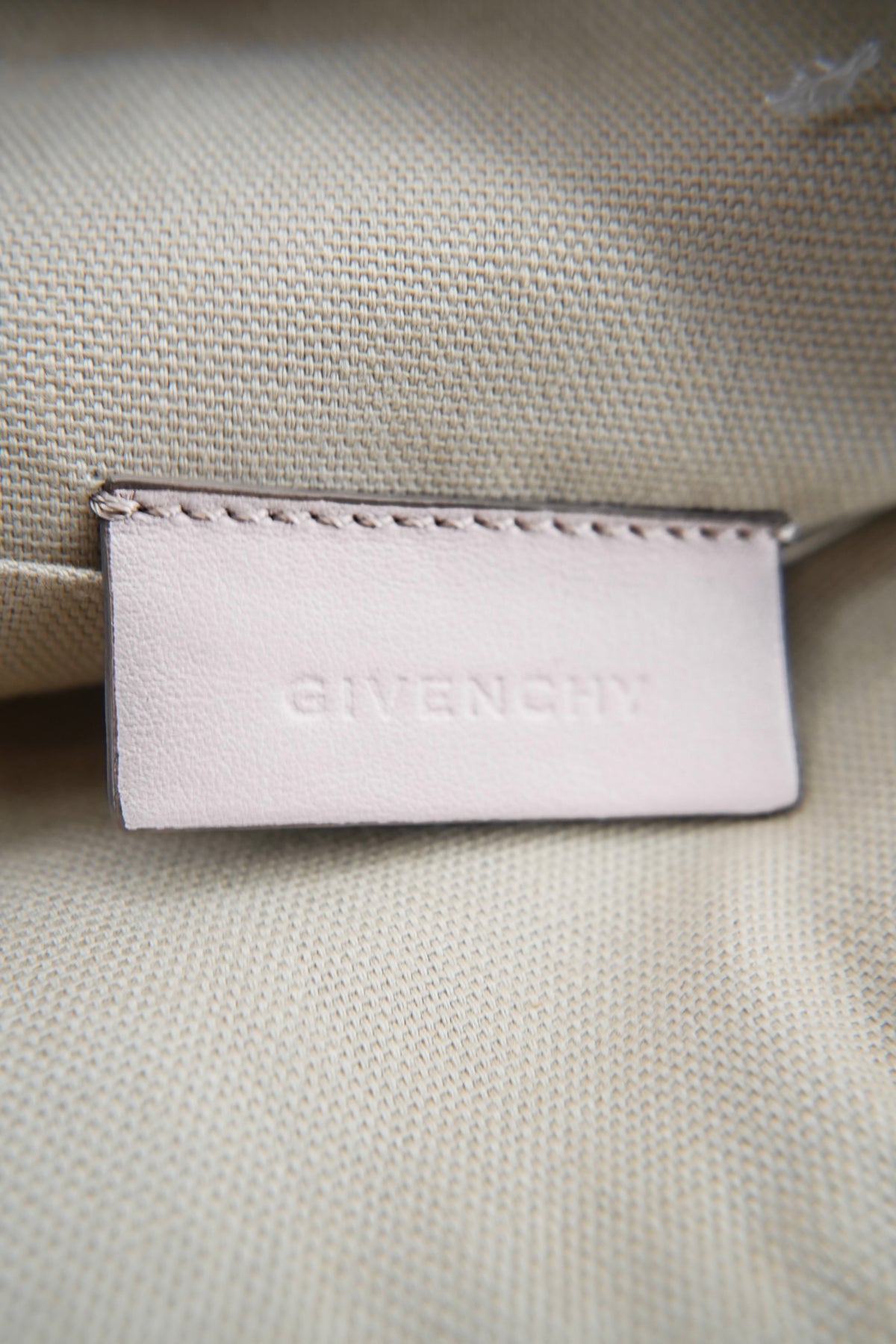 Givenchy blush pink mini leather backpack