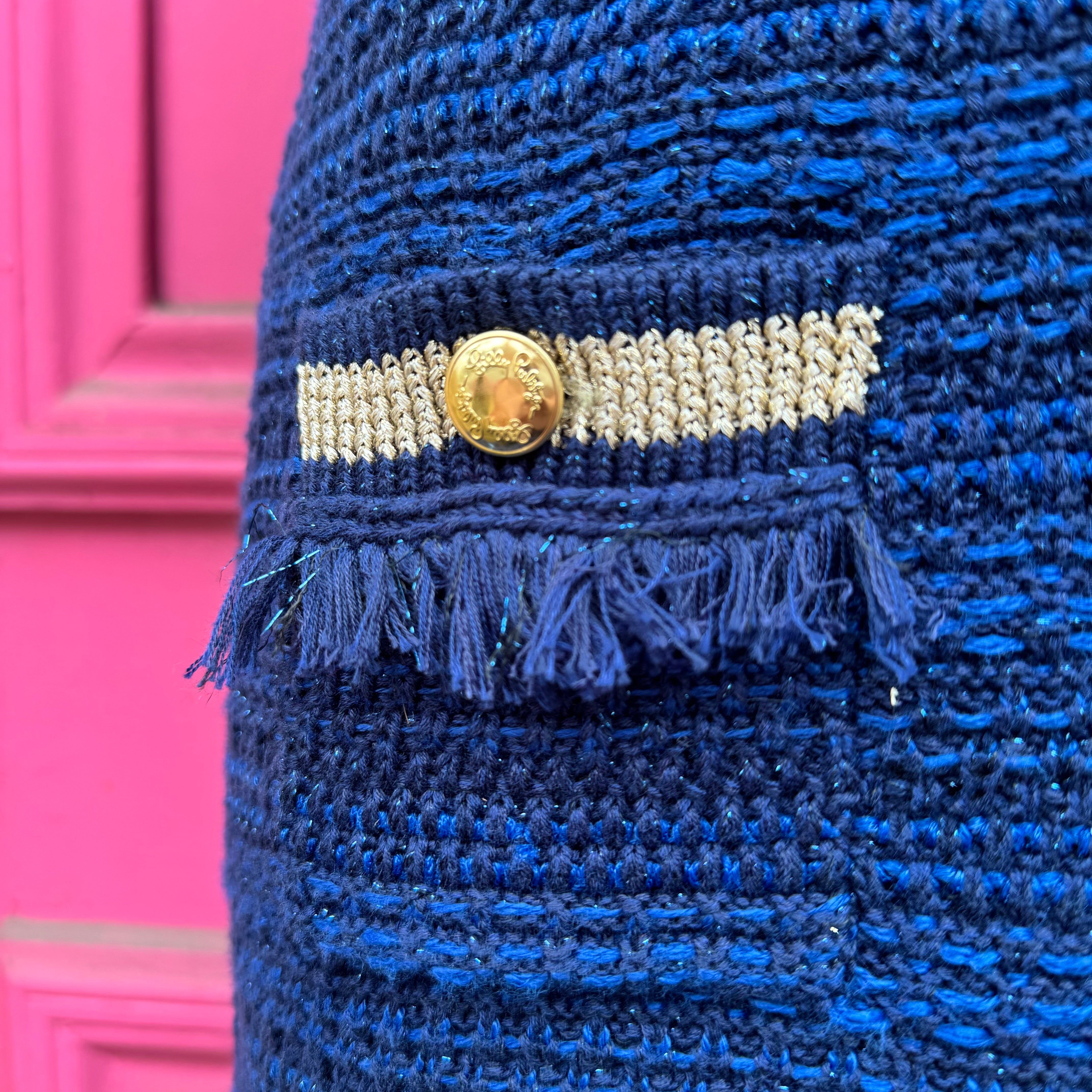 Lilly Pulitzer Beckington sweater dress true navy size S NWT