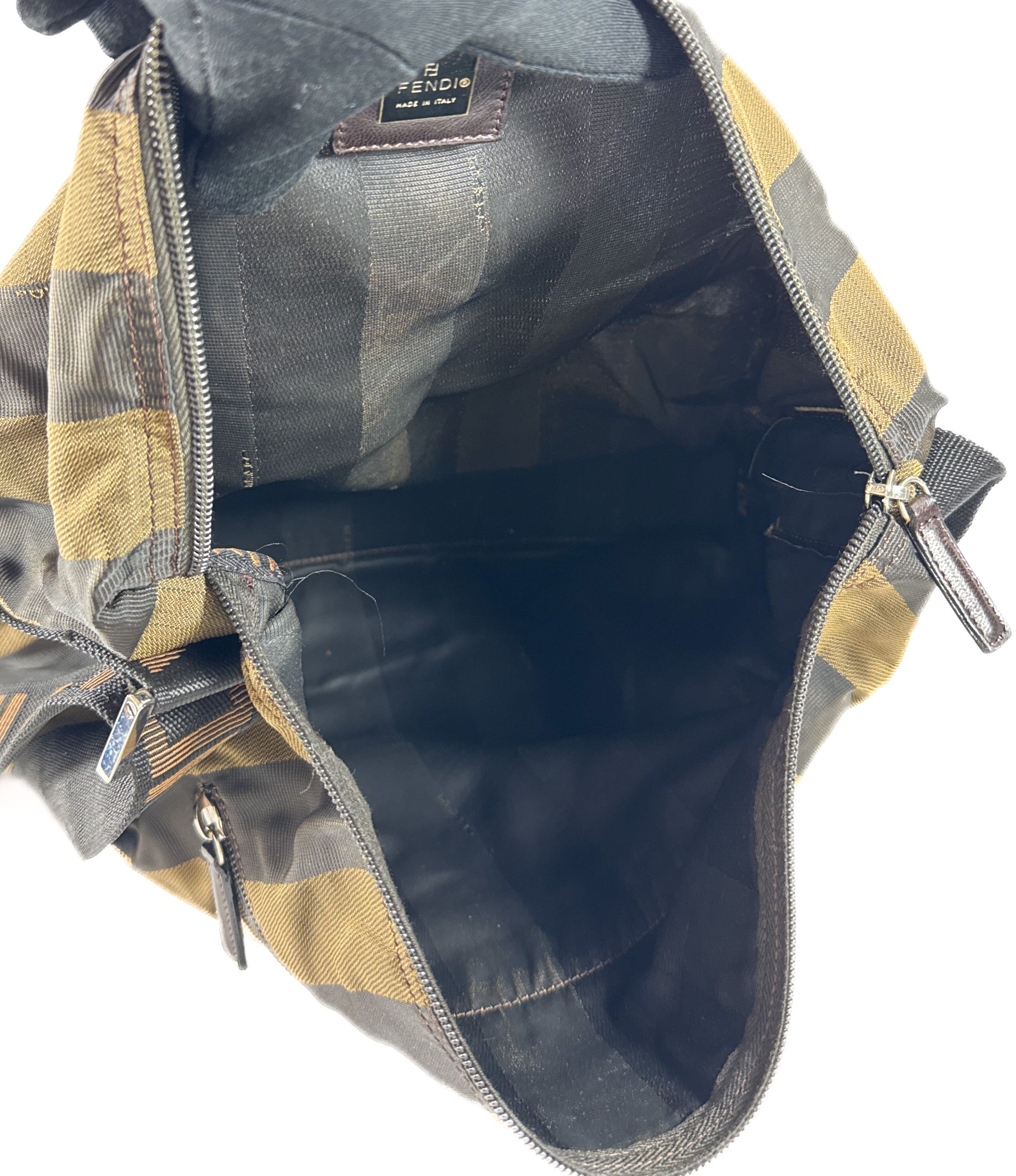 Fendi pequin striped nylon crossbody 2454/26523/098