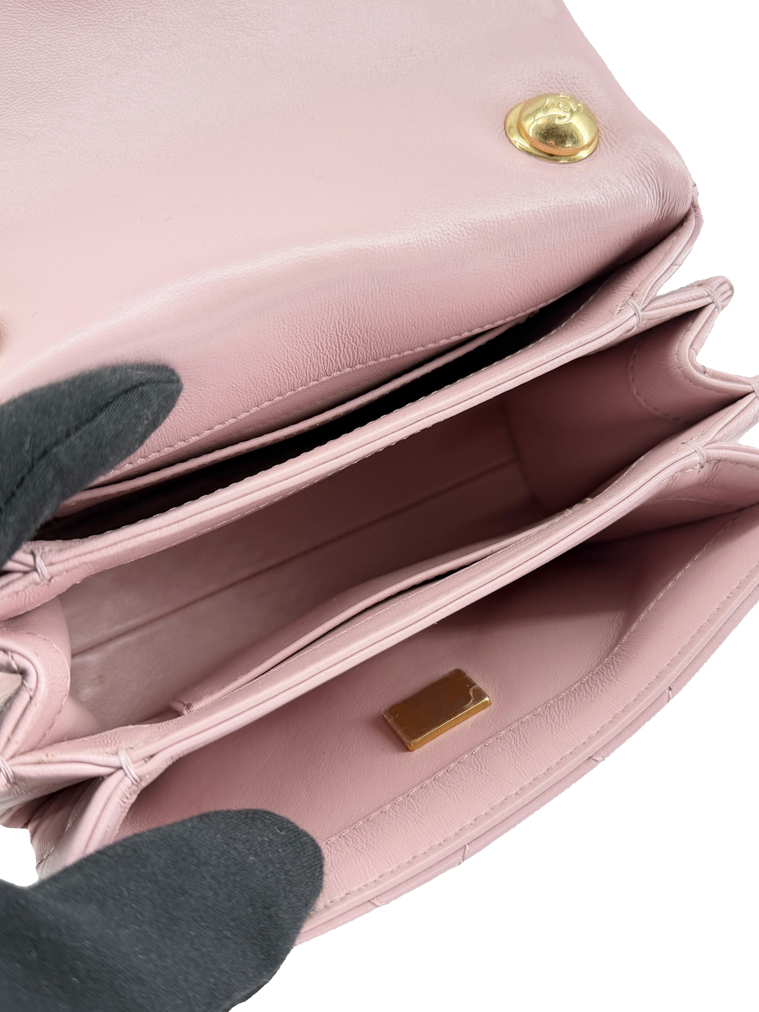 Chanel pink Match small flap bag P0H1C0H5