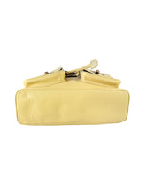 Gucci yellow leather vintage Bamboo backpack 003-58-0016