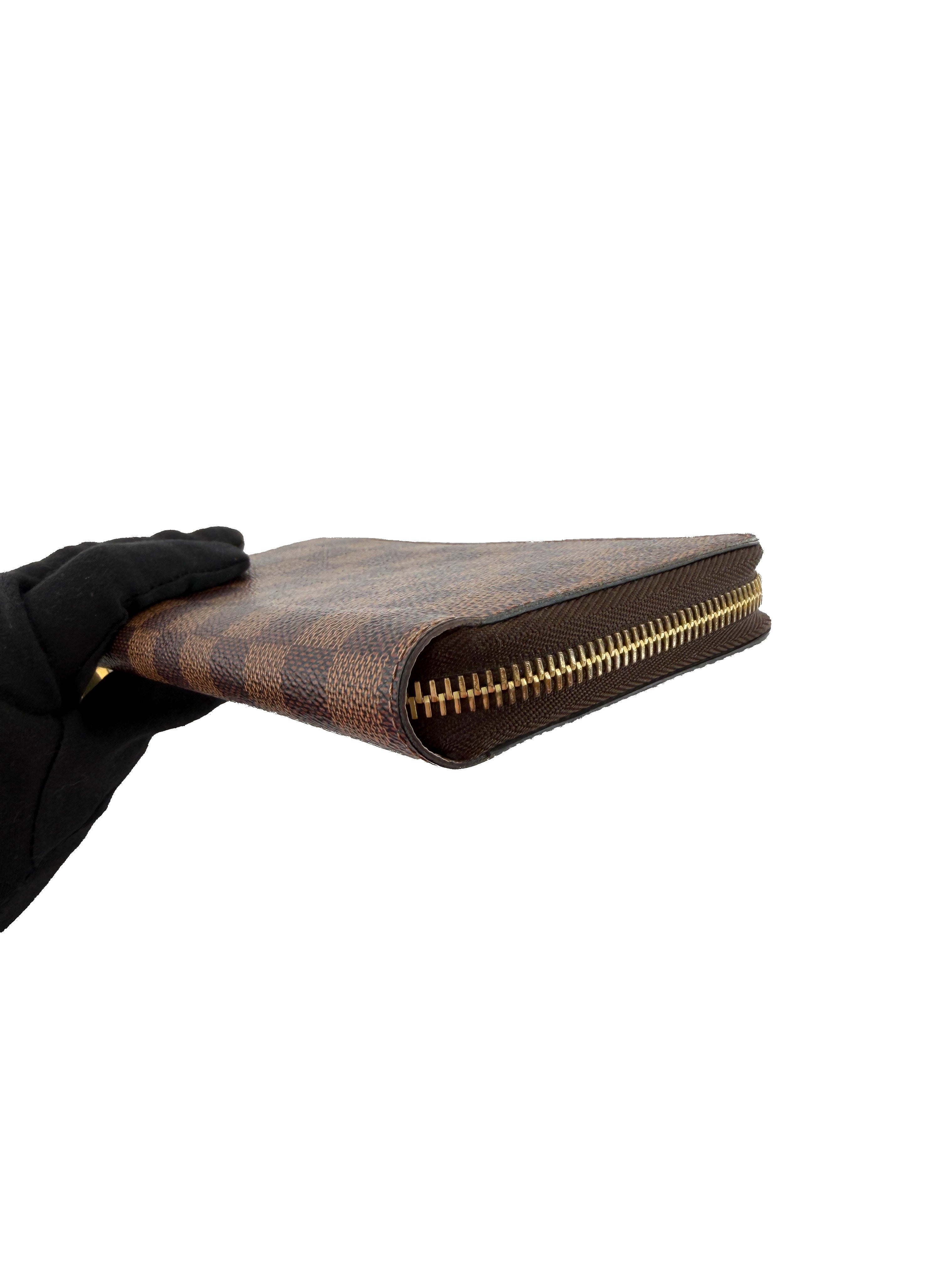 Louis Vuitton damier ebene zippy wallet GI2119