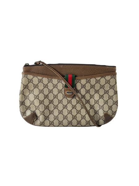 Gucci brown vintage Sherry line crossbody 90402026