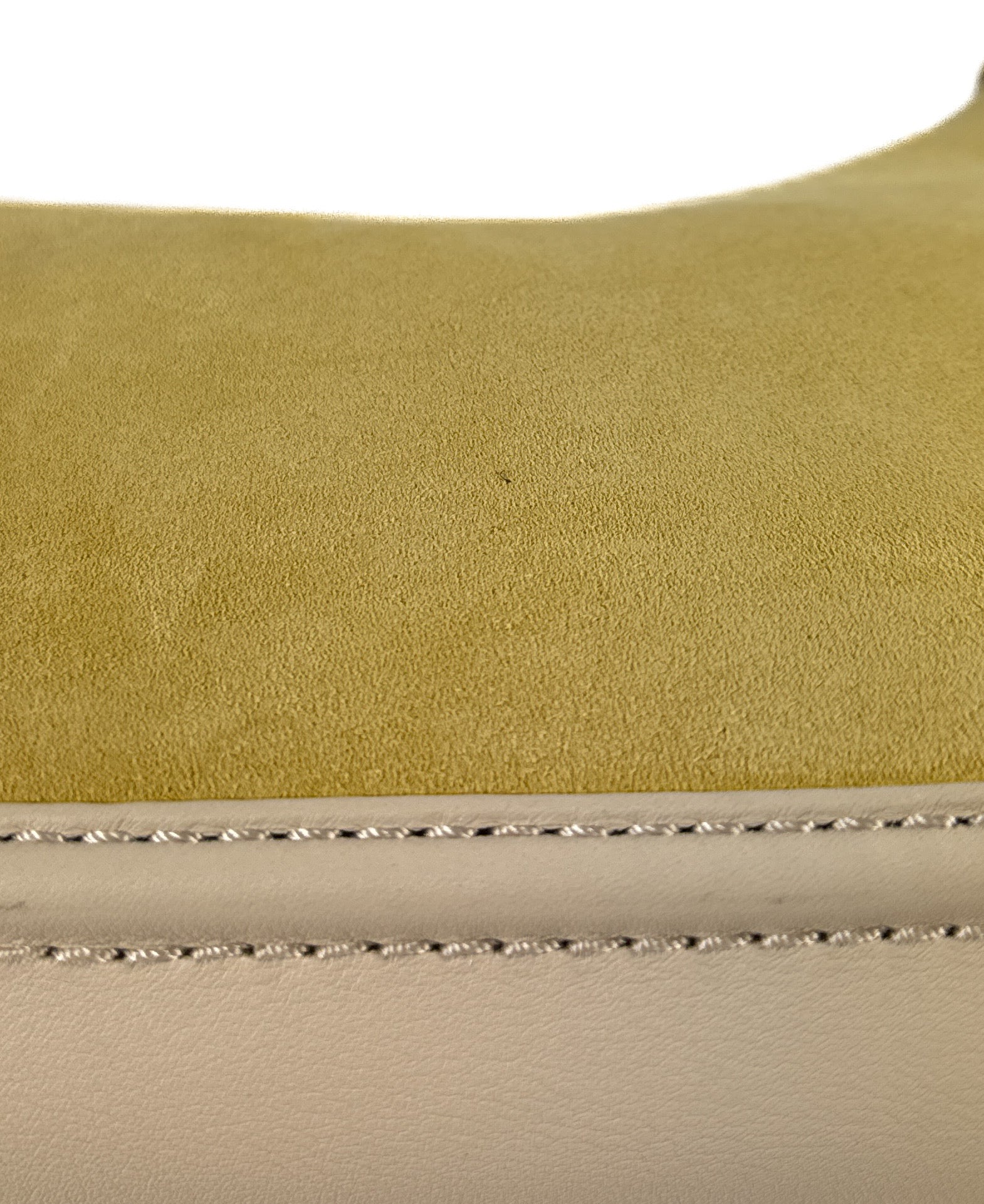 Tory Burch yellow suede 151 mercer bag