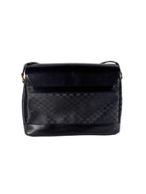 Gucci black micro GG horseshoe shoulder bag 001-86-1198