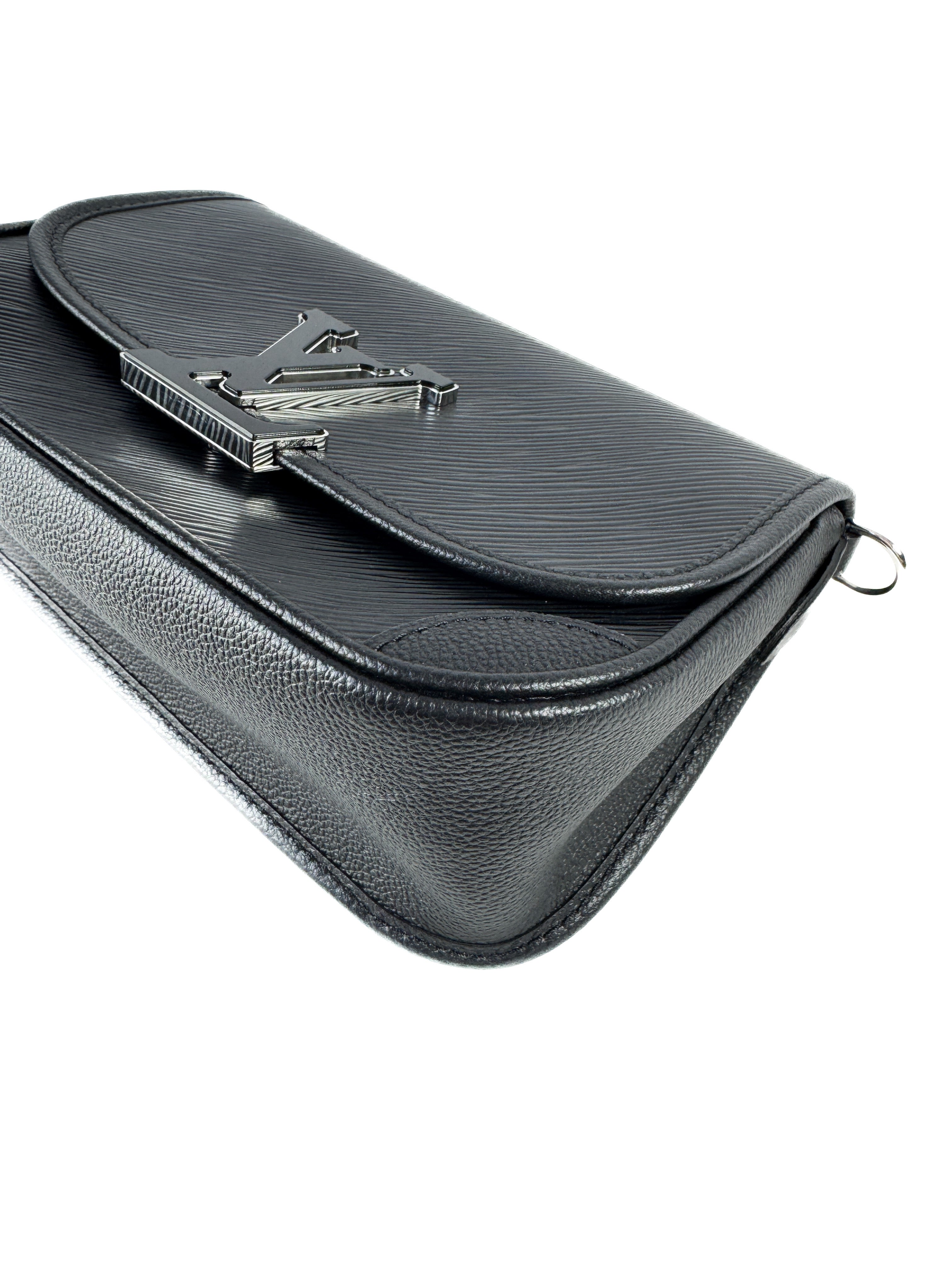 Louis Vuitton black epi leather Buci NFC