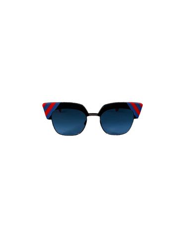 Fendi blue/pink sunglasses CASE