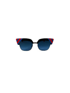 Fendi blue/pink sunglasses CASE
