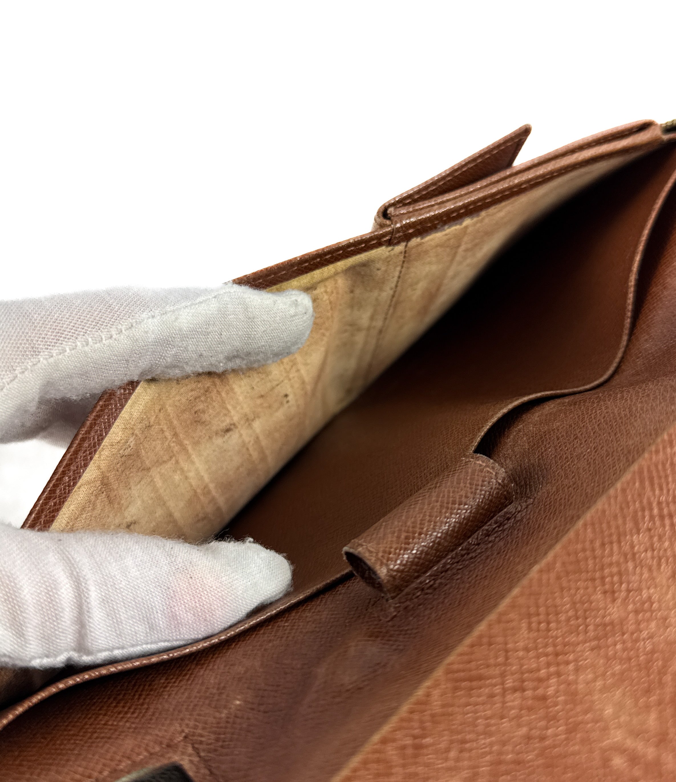 Louis Vuitton monogram vintage organizer de voyage travel wallet MI1917