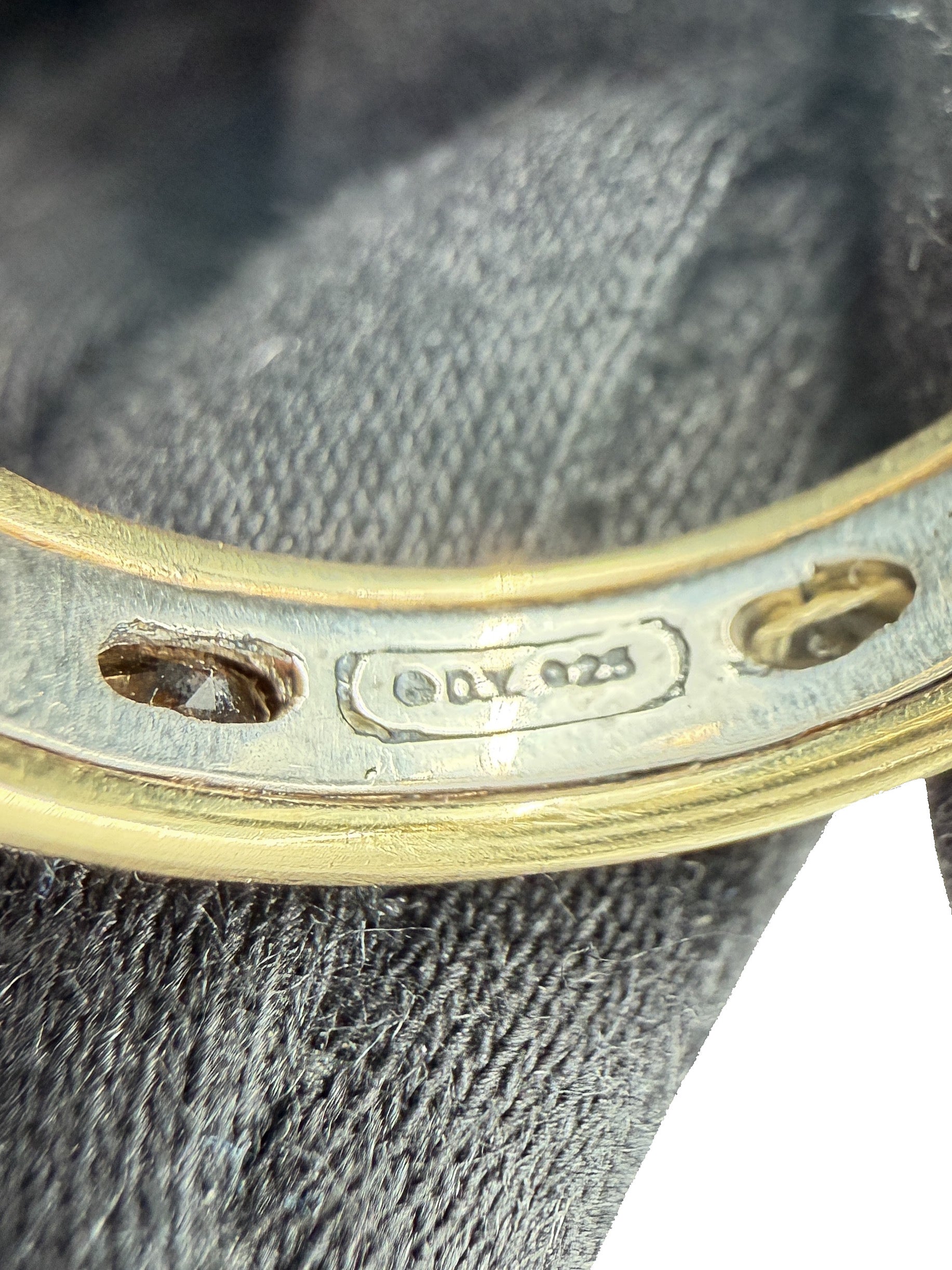 David Yurman sterling silver, citrine, yellow gold Renaissance ring - My Girlfriend's Wardrobe LLC