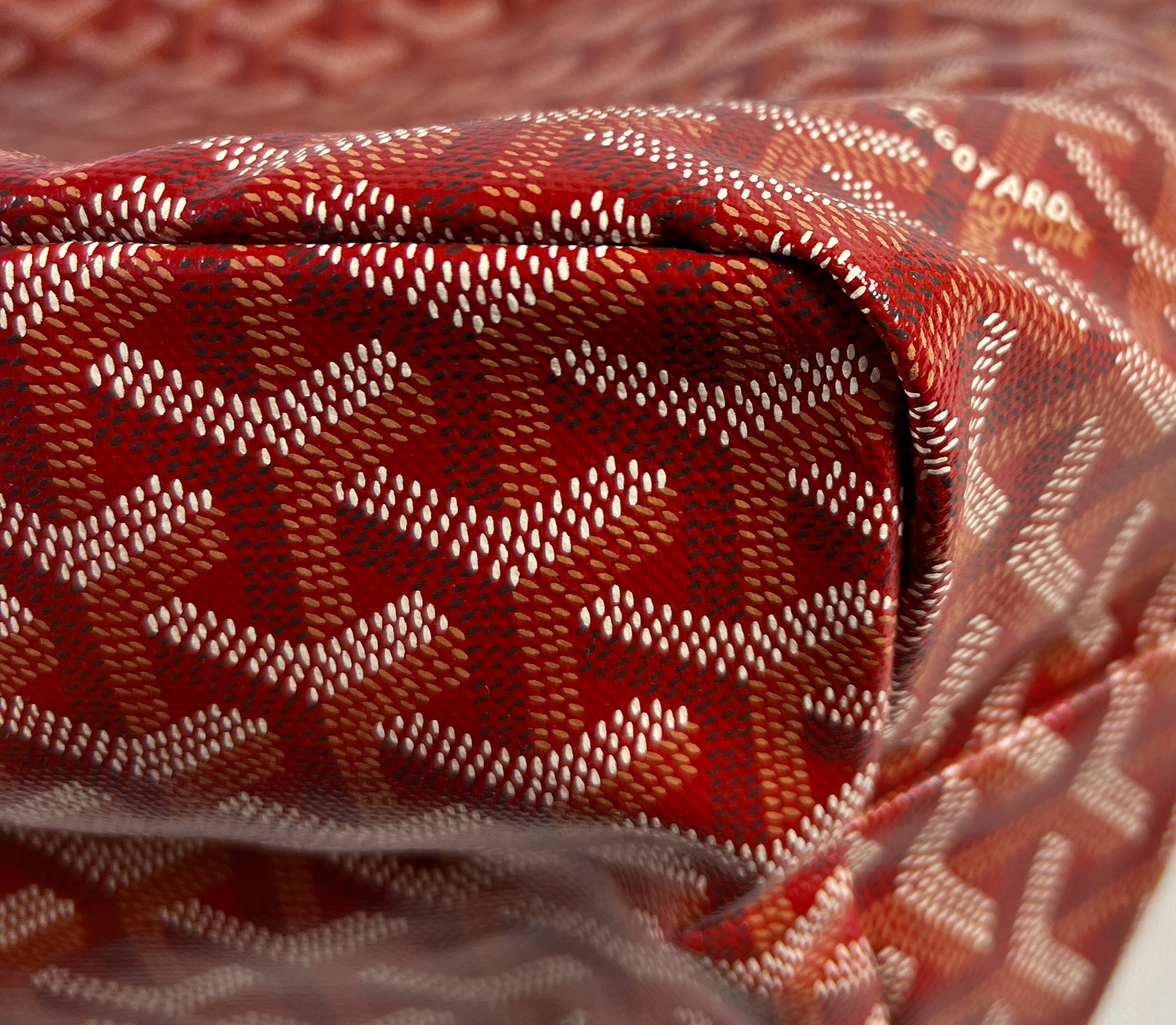 Goyard Saint Louis red tote PM