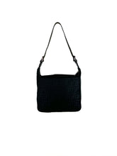 Fendi black vintage Zucca shoulder bag