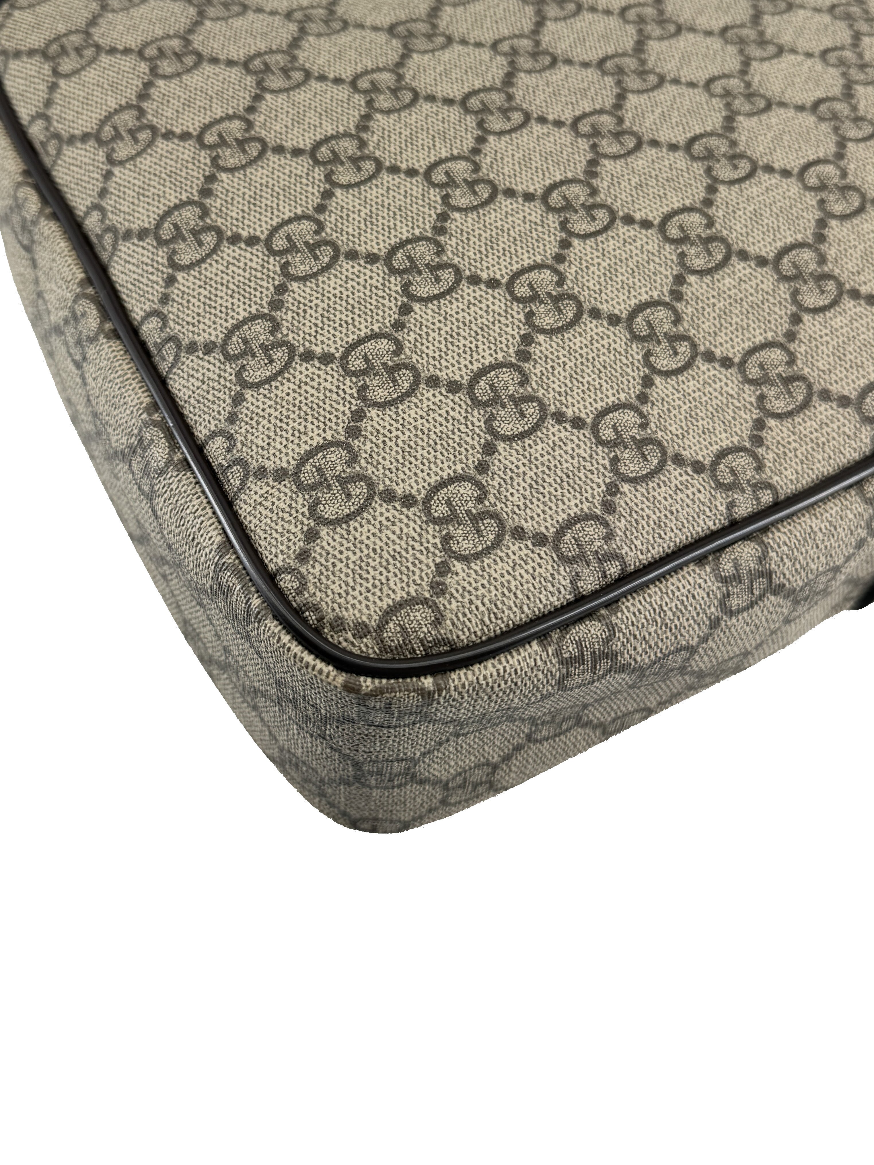 Gucci brown coated canvas crossbody 233268 525040