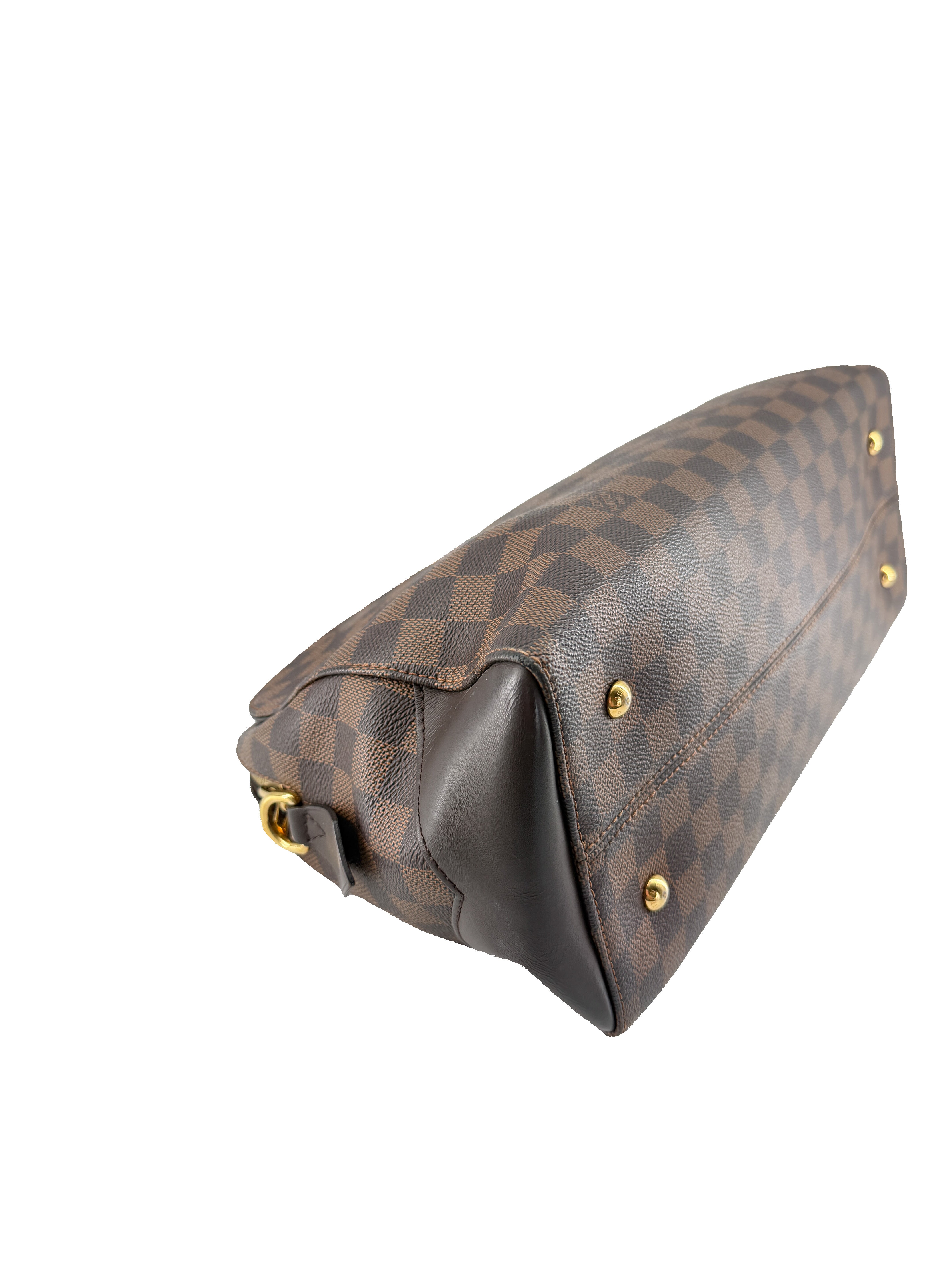 Louis Vuitton damier ebene Kensington bowling bag TJ0128 - My Girlfriend's Wardrobe LLC