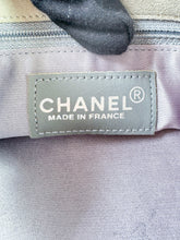 Chanel gray suede fringe mini tote 6212155