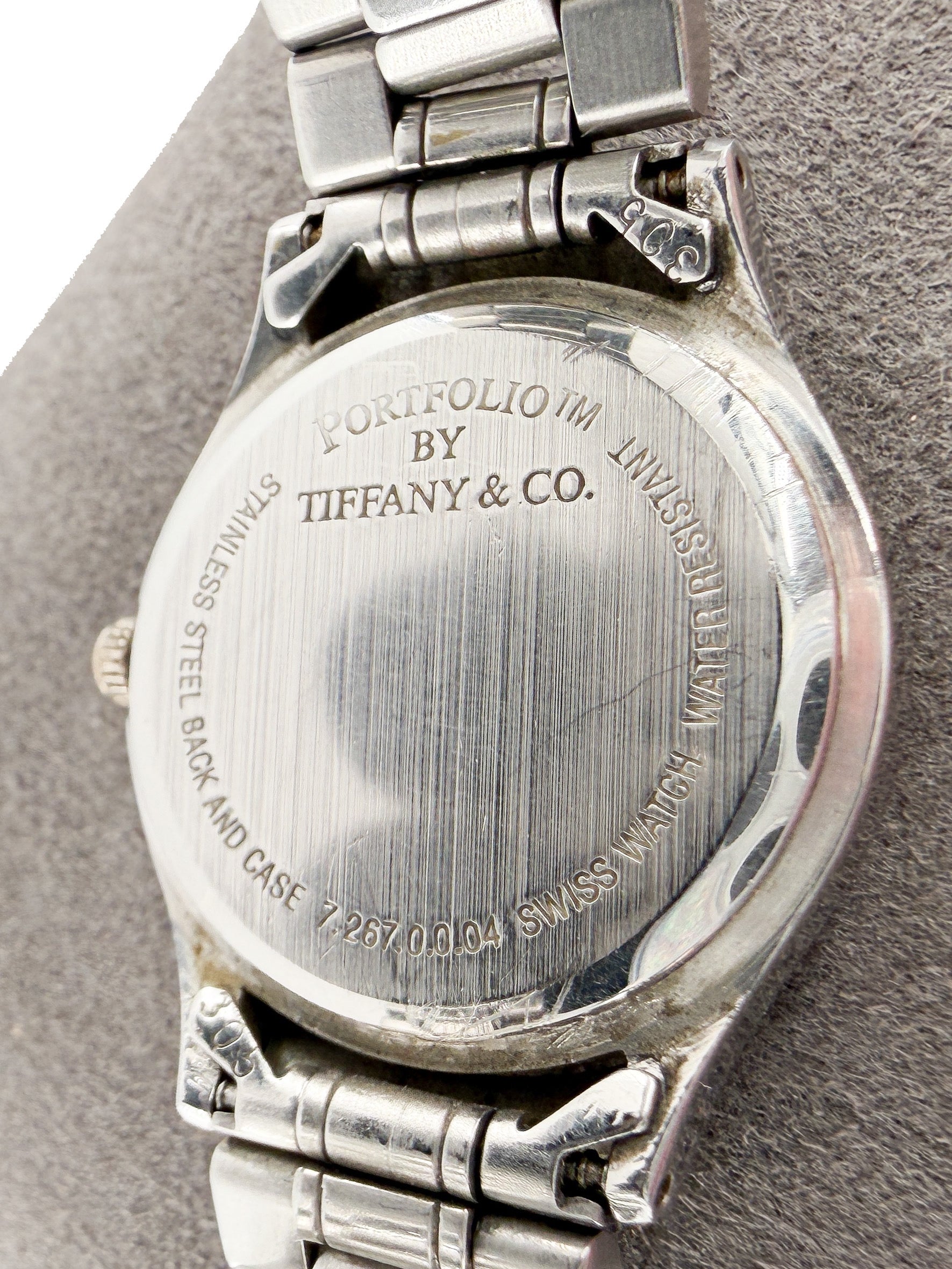 Tiffany & Co stainless Portfolio 23MM watch