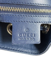 Gucci navy leather bucket bag 354228200047