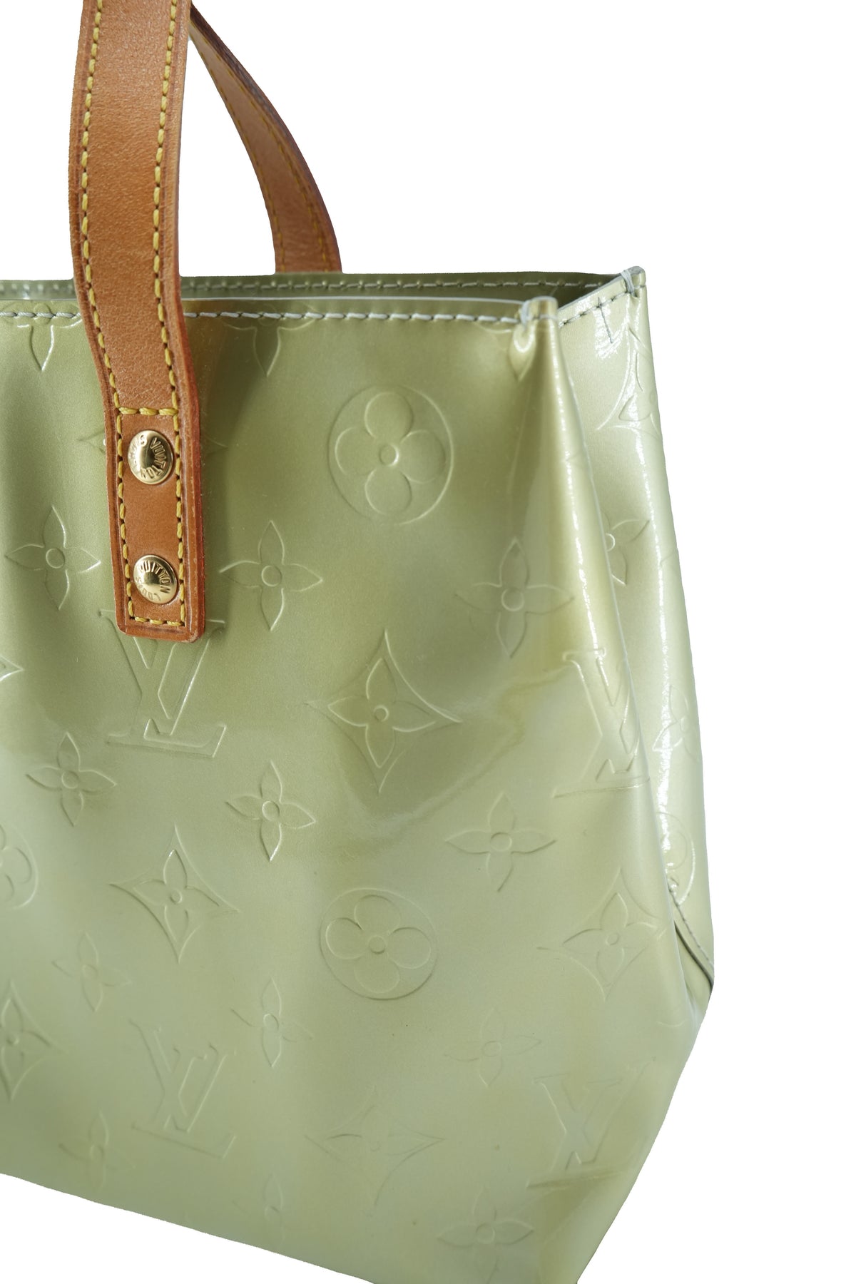 Louis Vuitton vernis green Reade PM MI1021