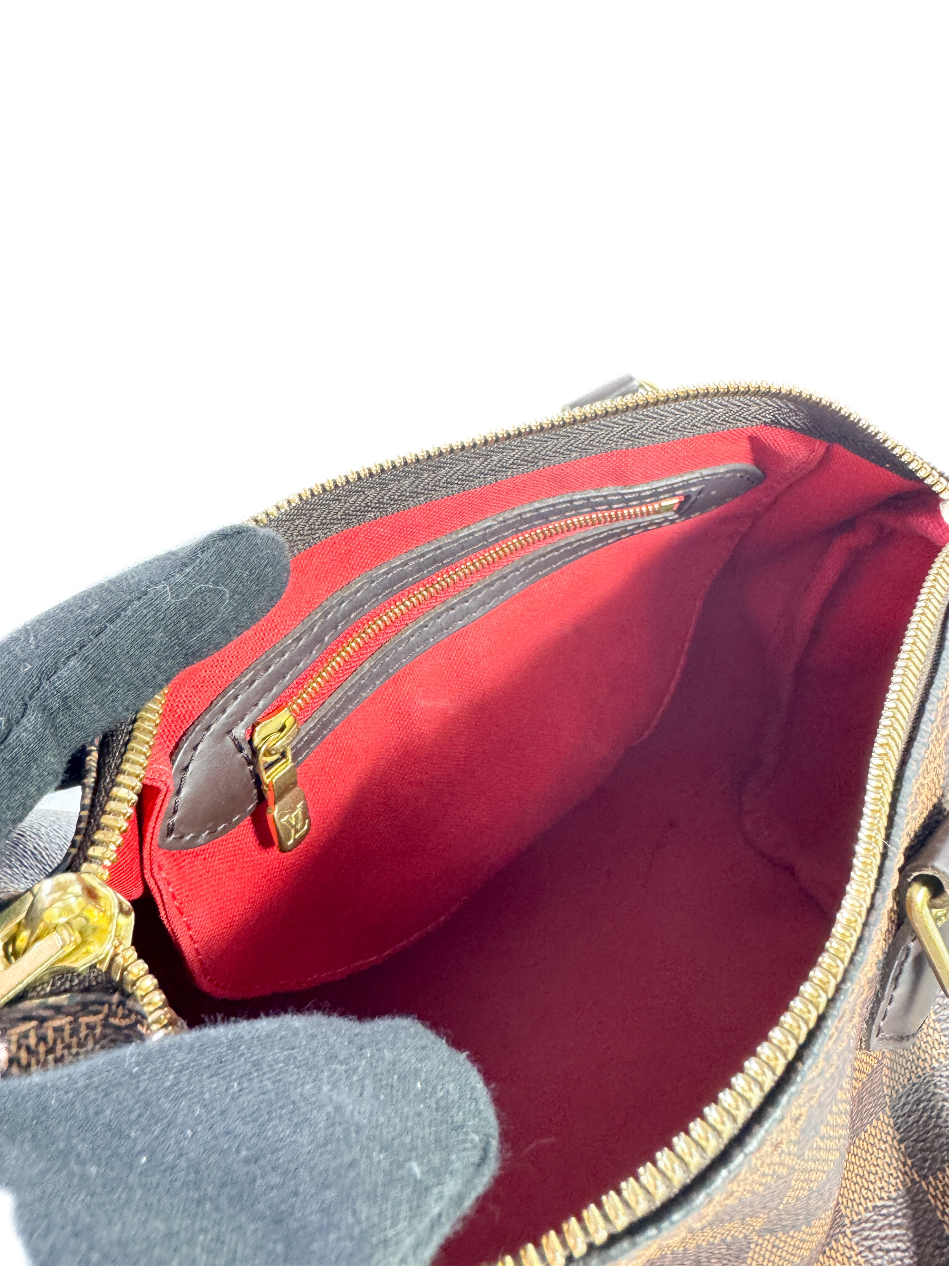 Louis Vuitton damier ebene Speedy 25 Bandouliere NM LA3199