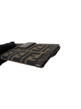 Fendi brown green Zucca print vintage wallet 2277-51339-009