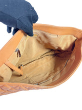 Chanel brown quilted chain around maxi flap shoulder bag 17236173