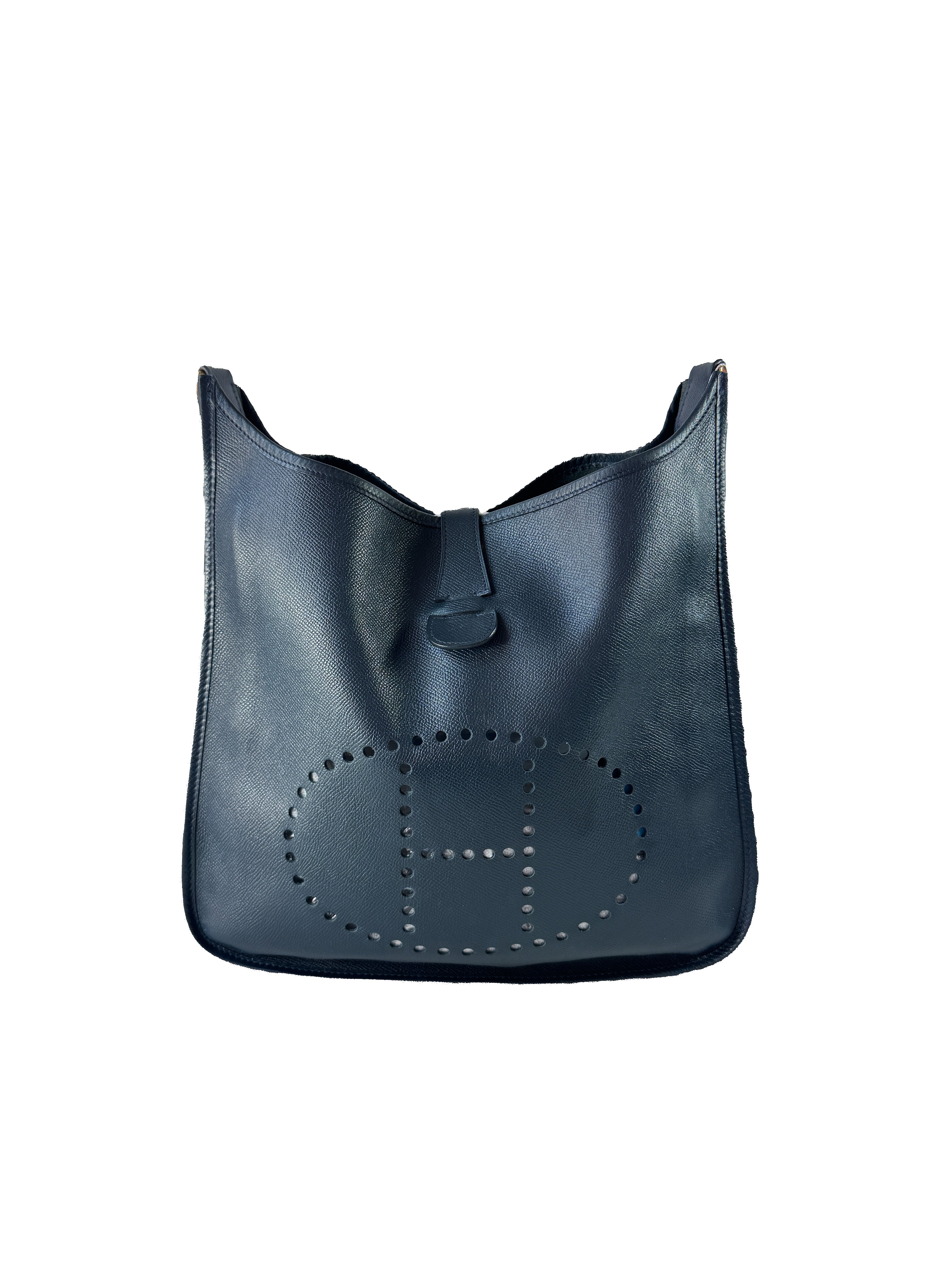 Hermès Courchevel Evelyne GM Bleu Nuit (1995)