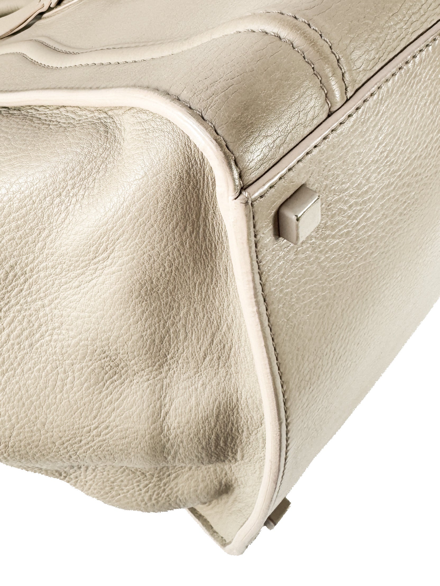 Celine beige leather Phantom bag S-GU-0122