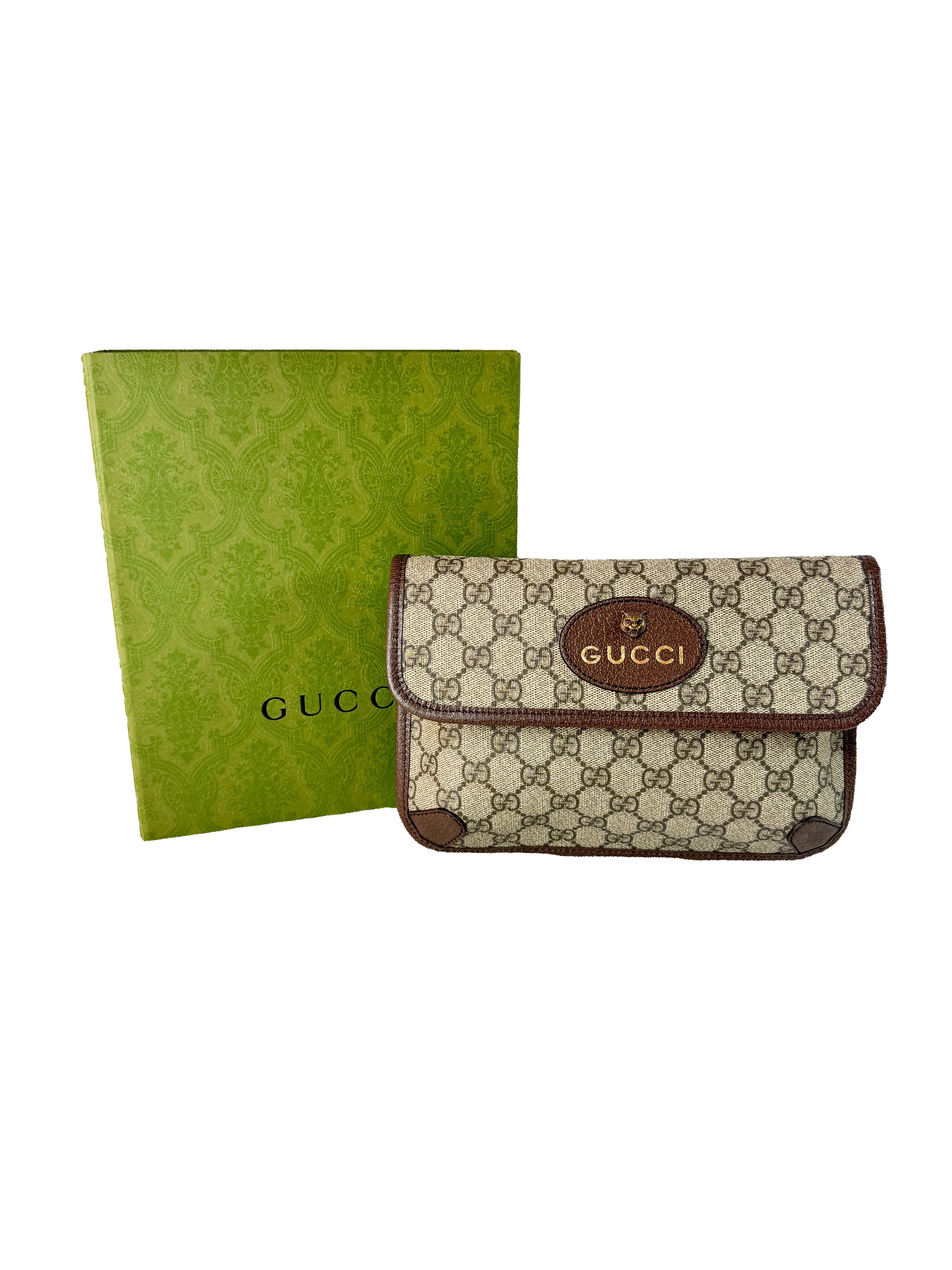 Gucci GG Supreme monogram Neo waist bag 493930 520981 NEW