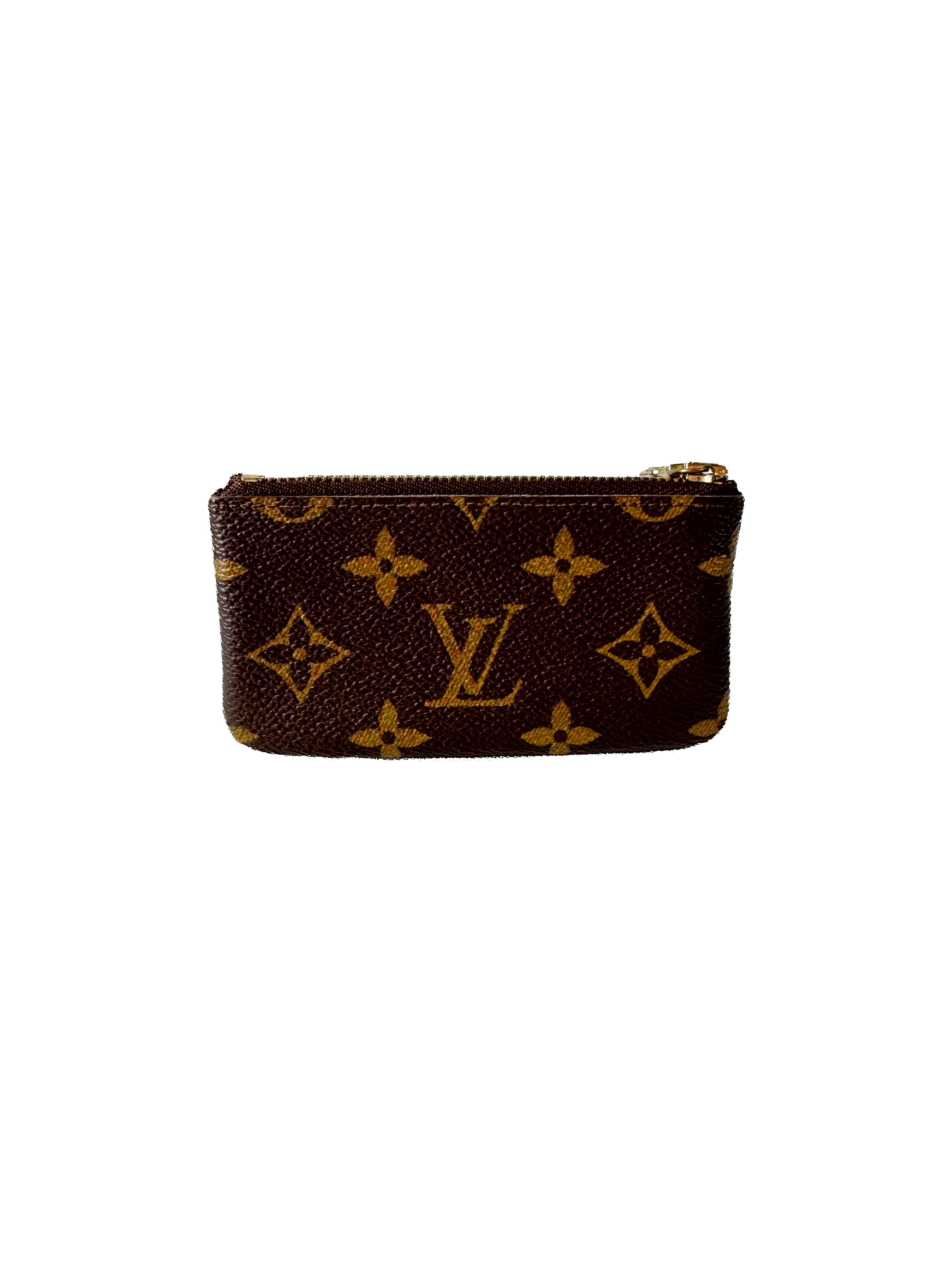 Louis Vuitton monogram vintage key pouch 882ET