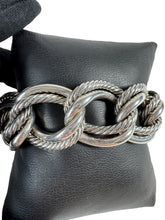 David Yurman double Cable Oval Link Bracelet