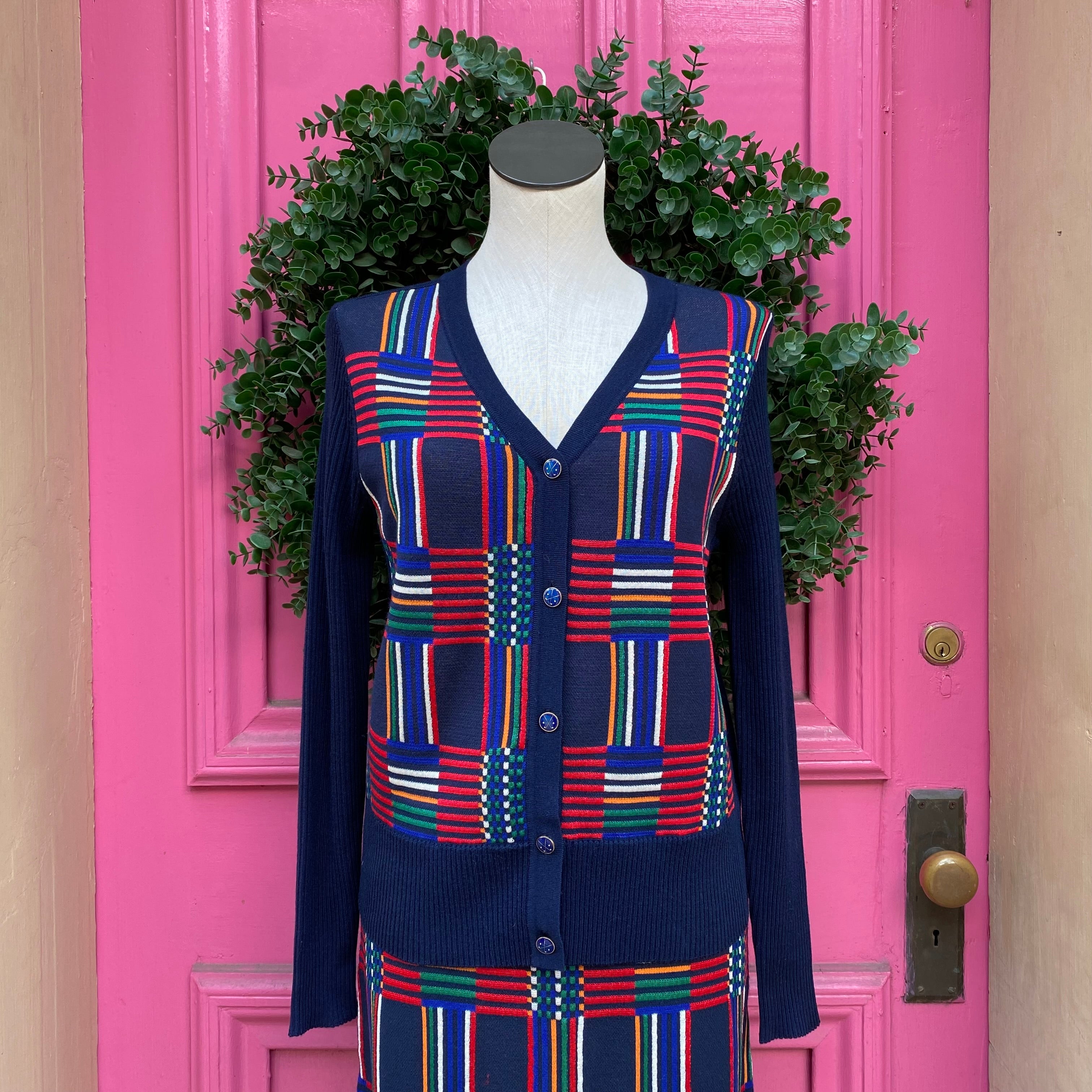 Tory Burch Sport multi color sweater/skirt size M