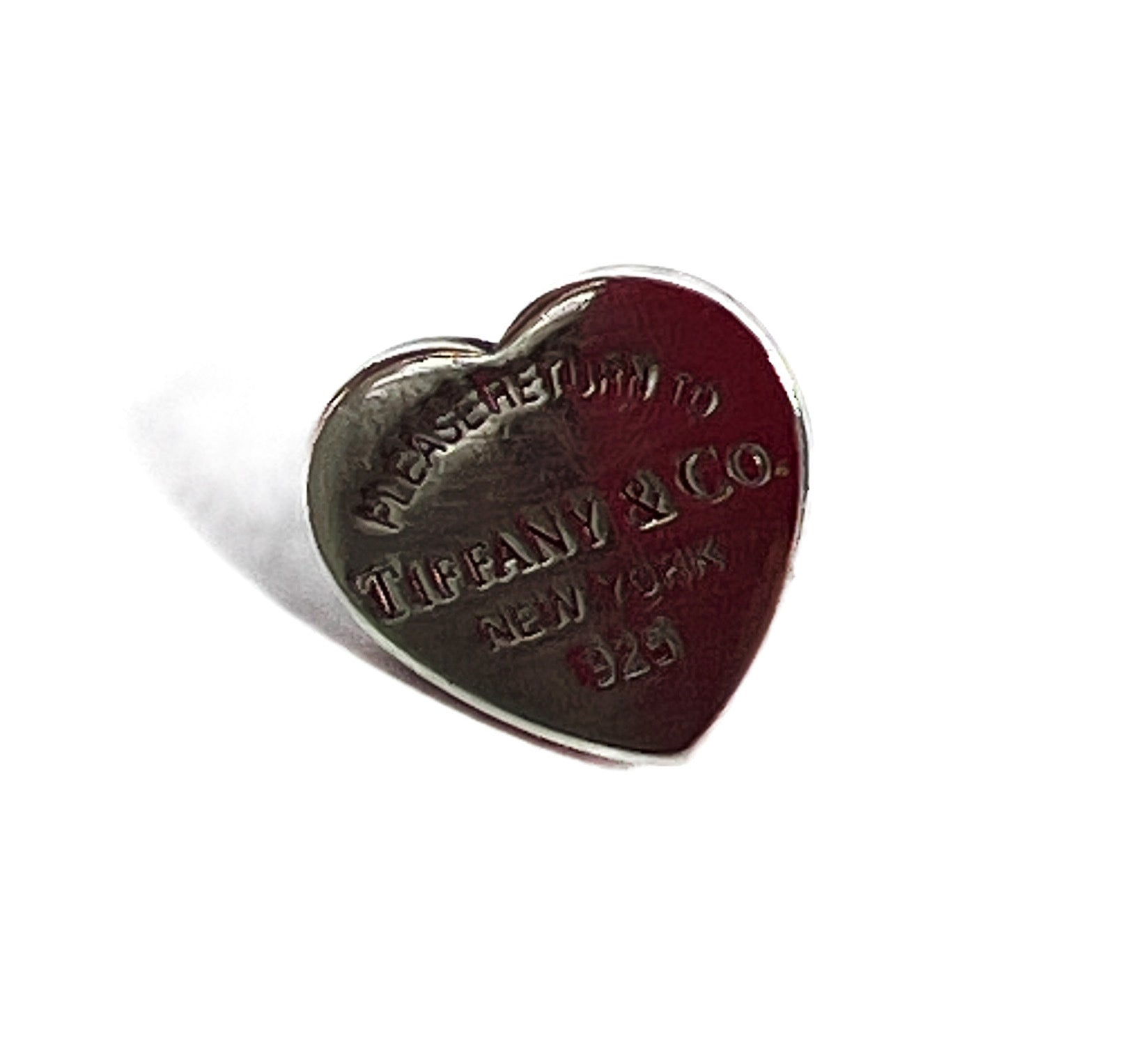 Tiffany & Co return to mini heart stud earrings