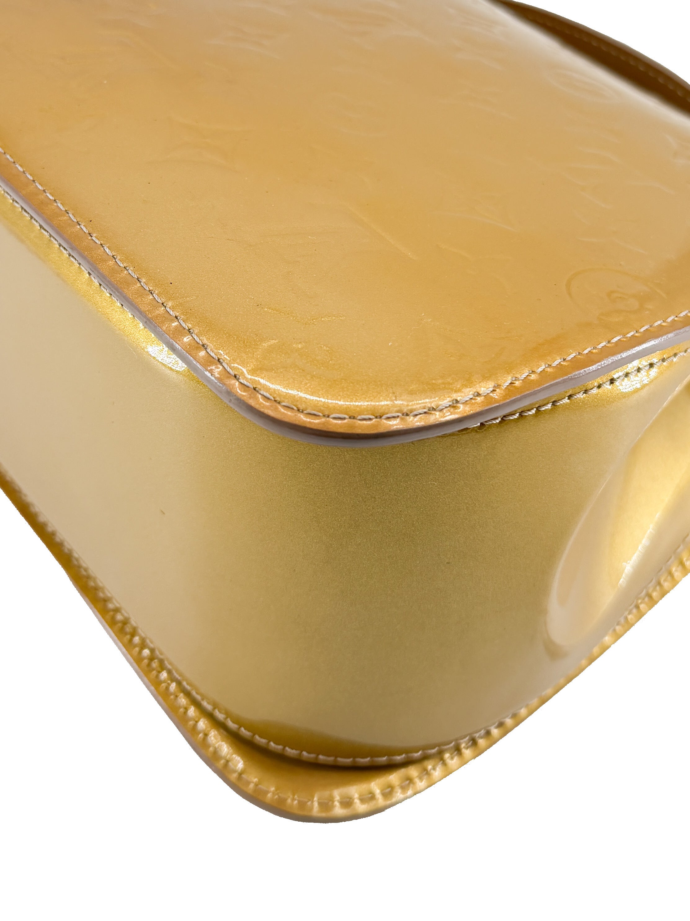 Louis Vuitton monogram vernis Mirada gold SR2192
