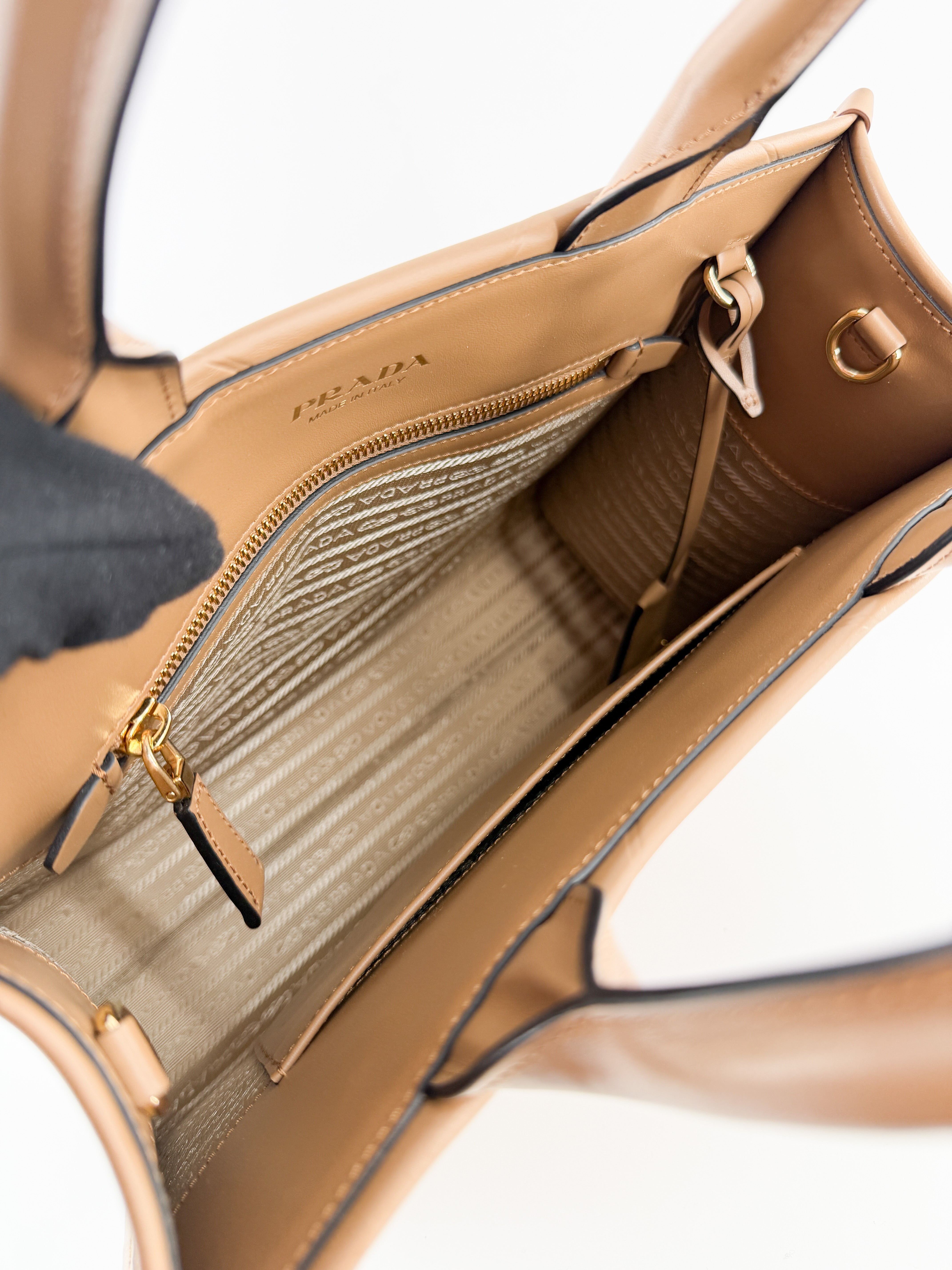 Prada brown Symbole small tote 31 A3