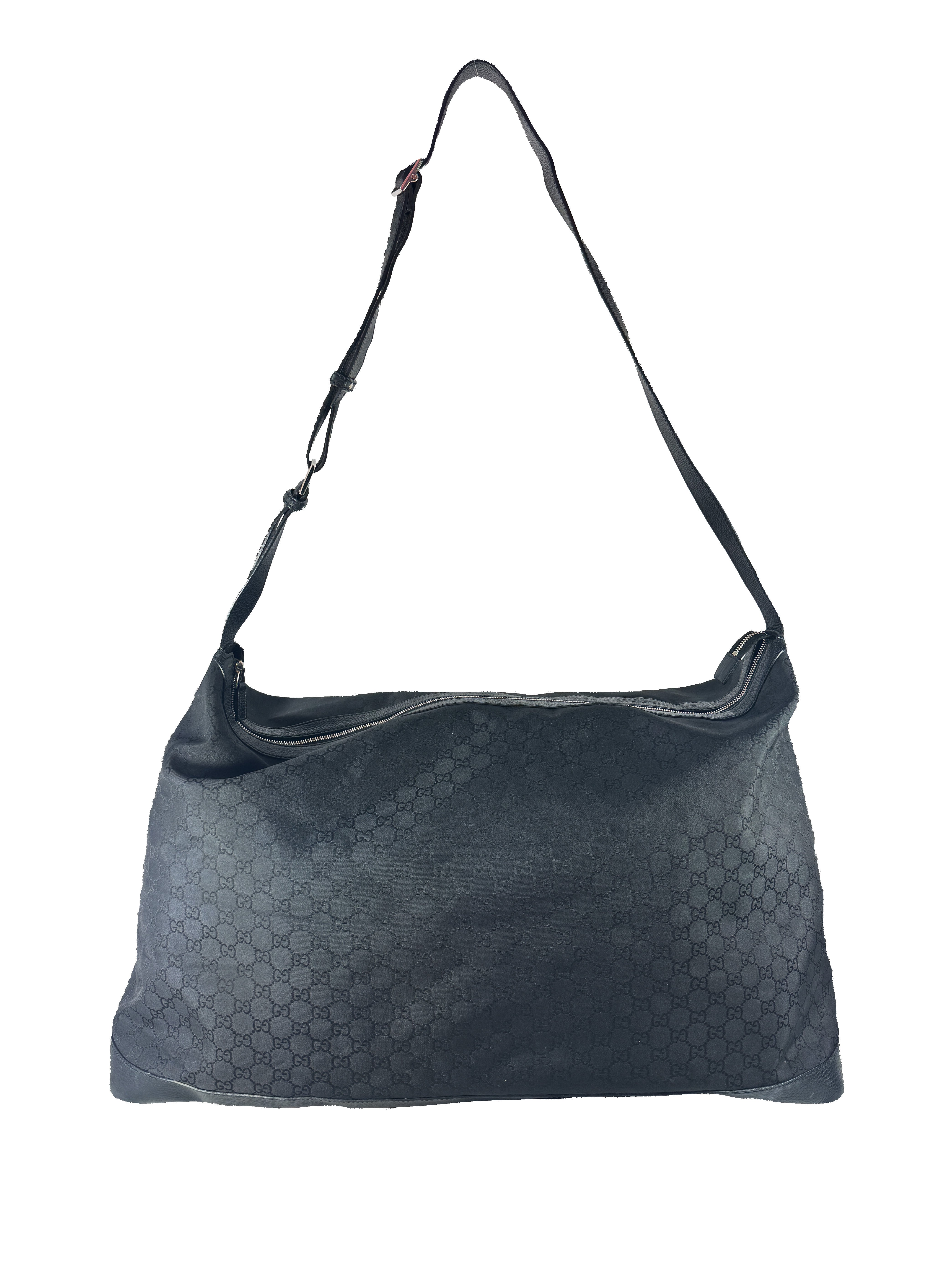 Gucci black GG XL travel bag 105669 520981