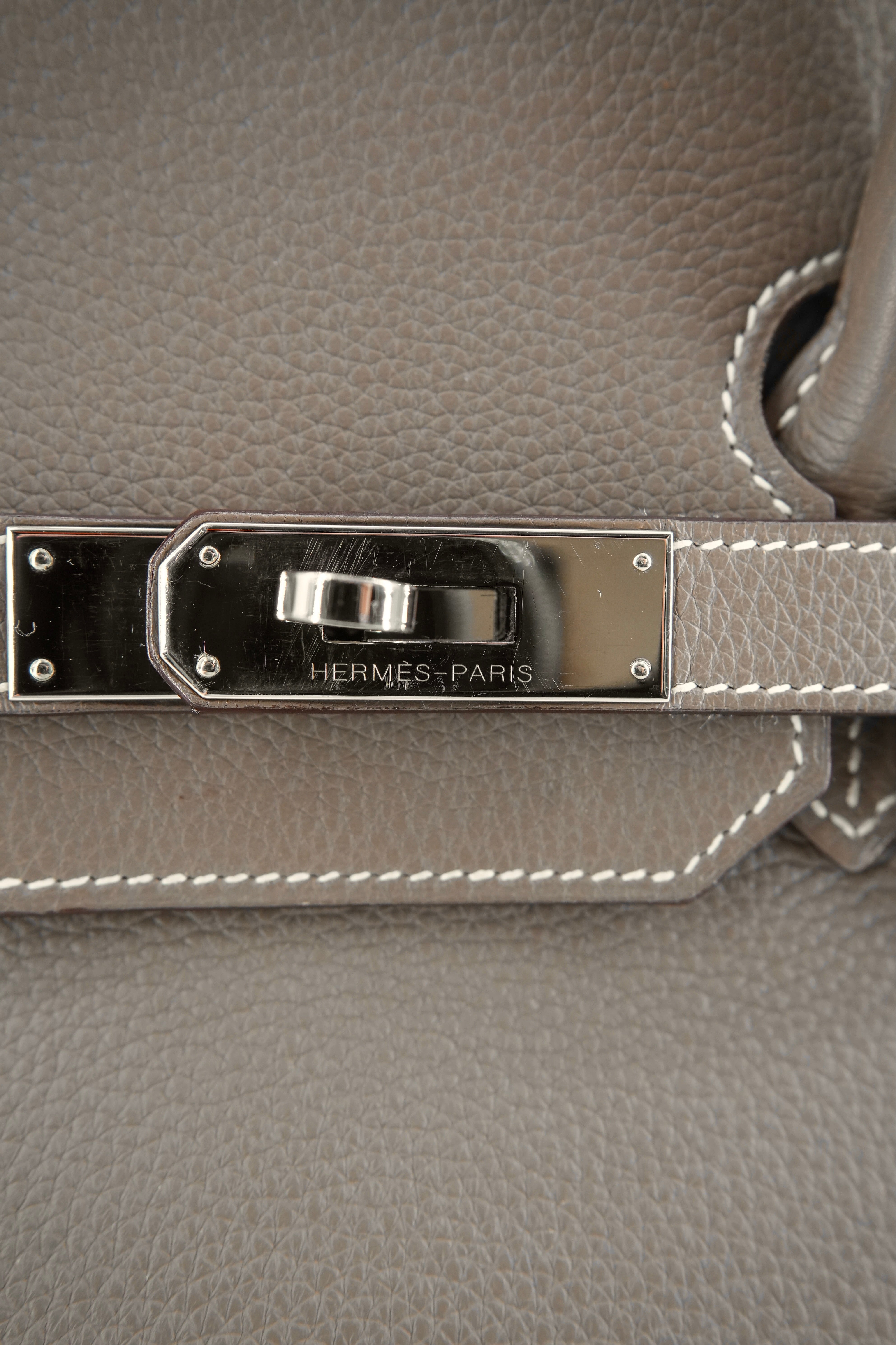 Hermès togo Birkin 35 Etoupe